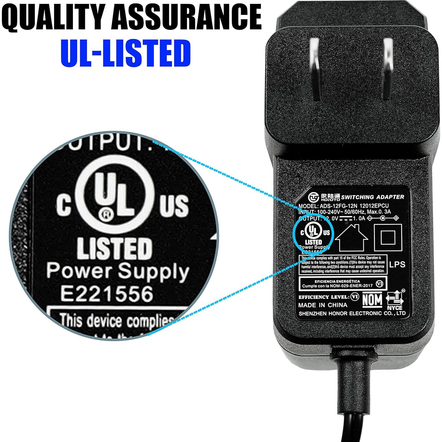 Fuente de Poder 12V 1A R-Tech - Paquete de 5 Adaptadores