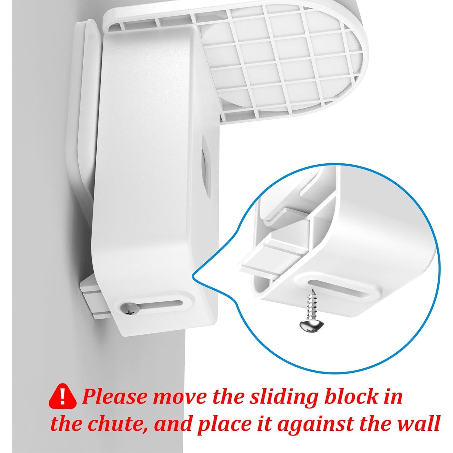 Soporte de Pared PlusAcc para Google Nest Mini y Pop - Blanco