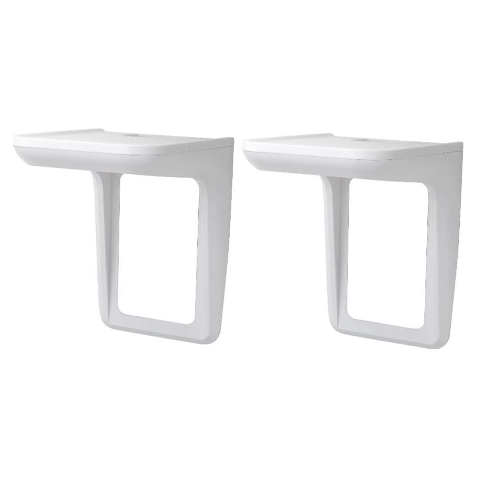 Estante de Pared Knox Gear con Gestión de Cables - Blanco (Paquete de 2)