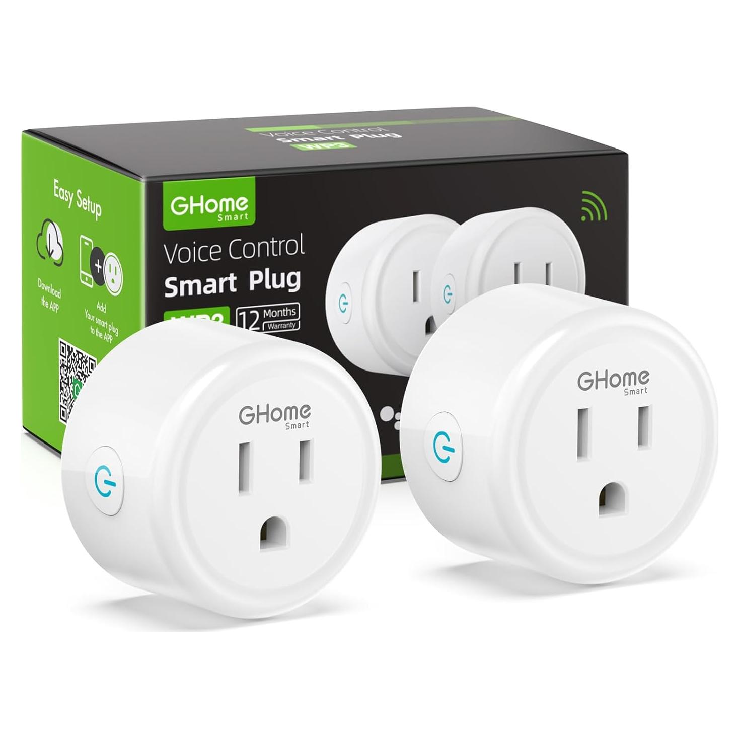 Enchufe Inteligente GHome Smart WiFi 2.4GHz Control Remoto