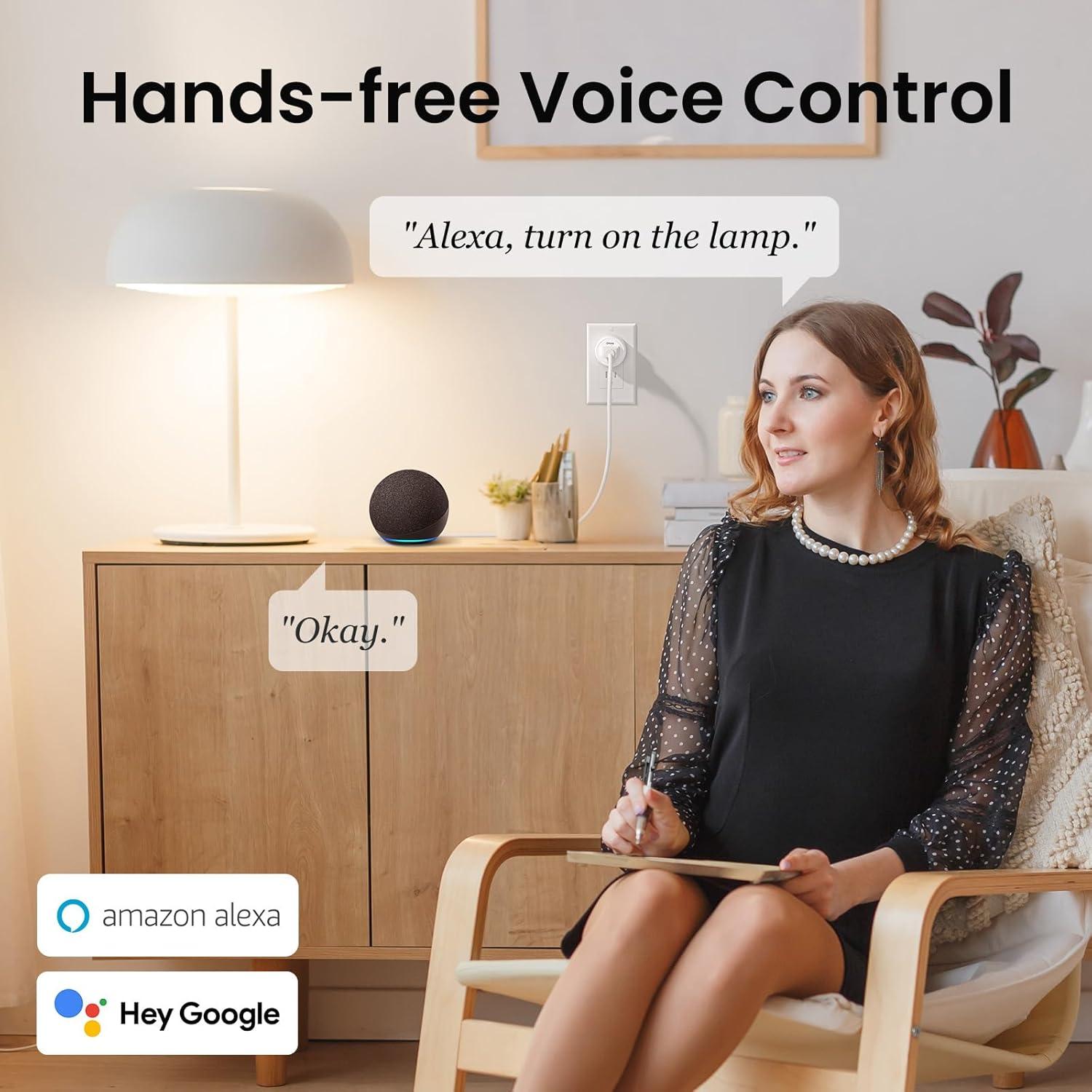 Enchufe Inteligente GHome Smart WiFi 2.4GHz Control Remoto