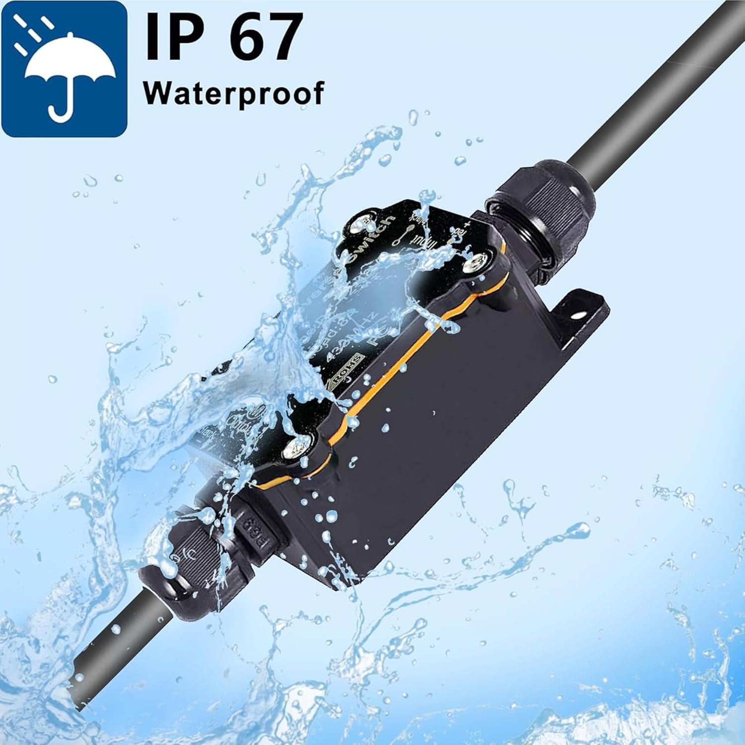 Interruptor Inalámbrico Impermeable AC110V/250V - Control Remoto RF