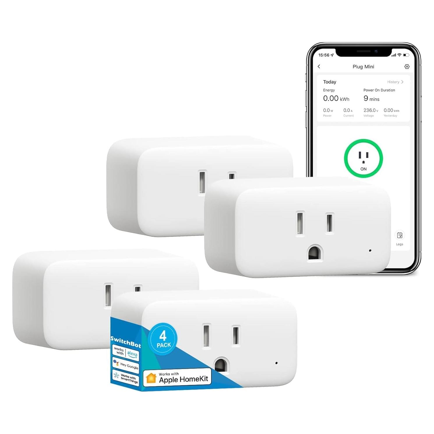 Enchufe Inteligente SwitchBot Mini HomeKit 15A WiFi 2.4G
