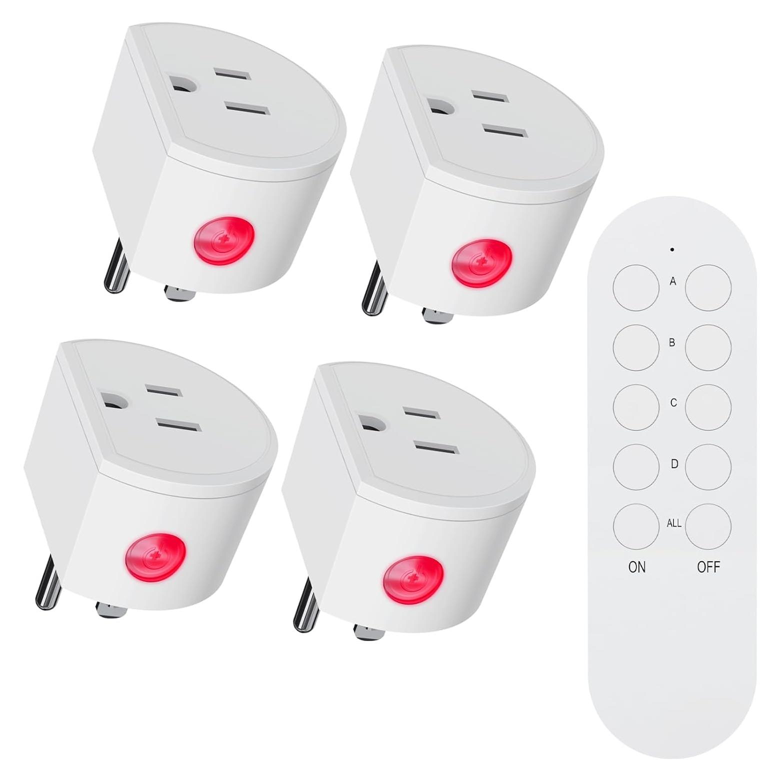 Enchufe de Control Remoto SURNICE 10A Inalámbrico 39.62m