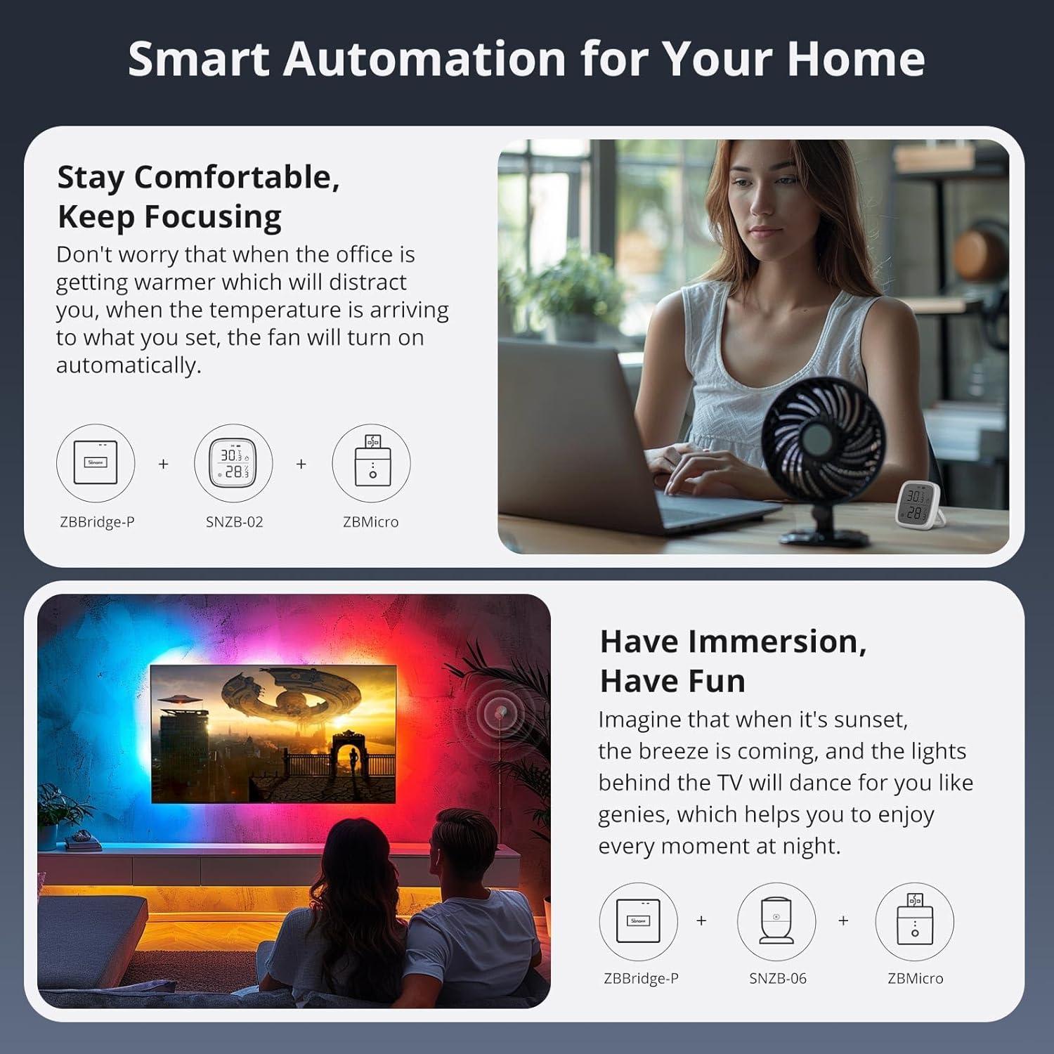 Enchufe USB Inteligente SONOFF ZBMicro 2PCAK Zigbee 5-22V
