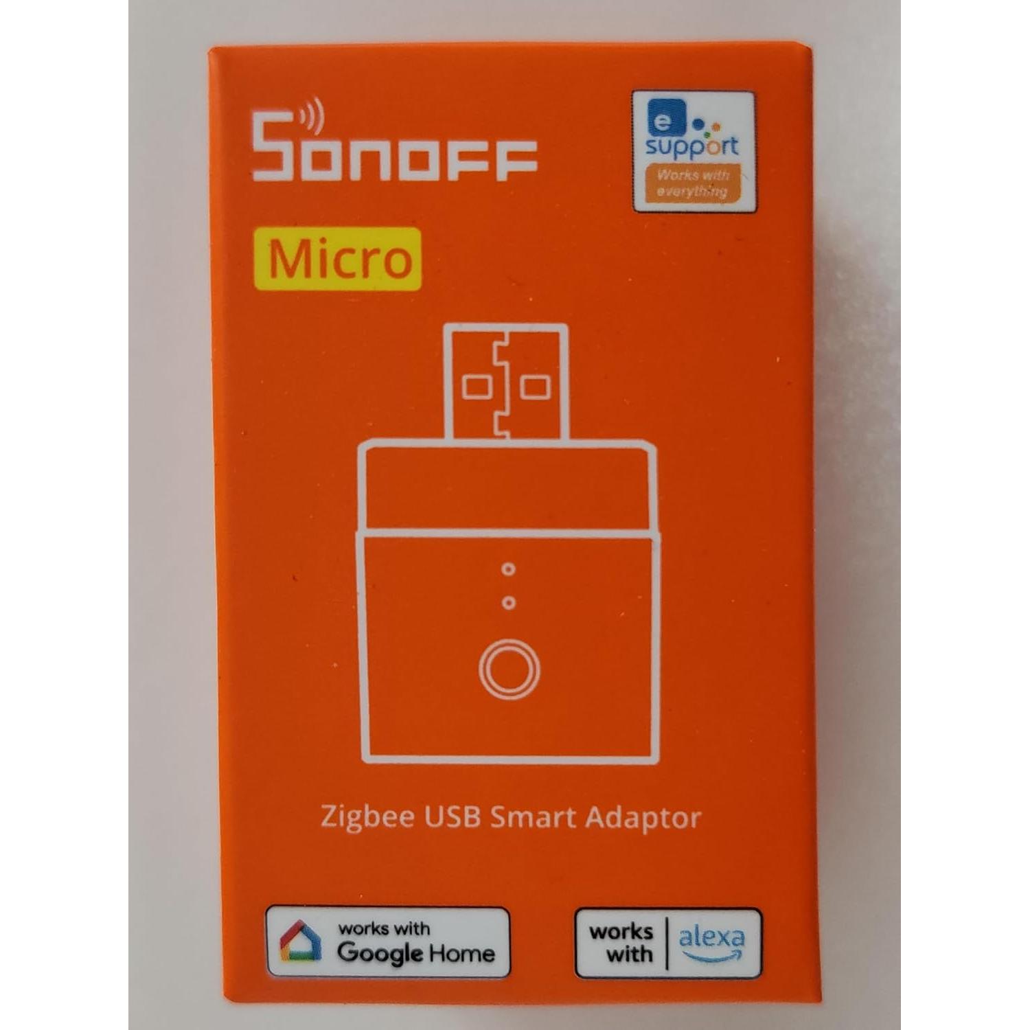 Enchufe USB Inteligente SONOFF ZBMicro 2PCAK Zigbee 5-22V
