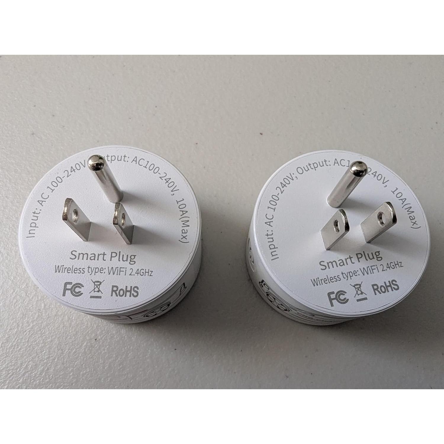 Enchufe Inteligente WiFi Konlen Control Remoto Alexa 2 Unidades