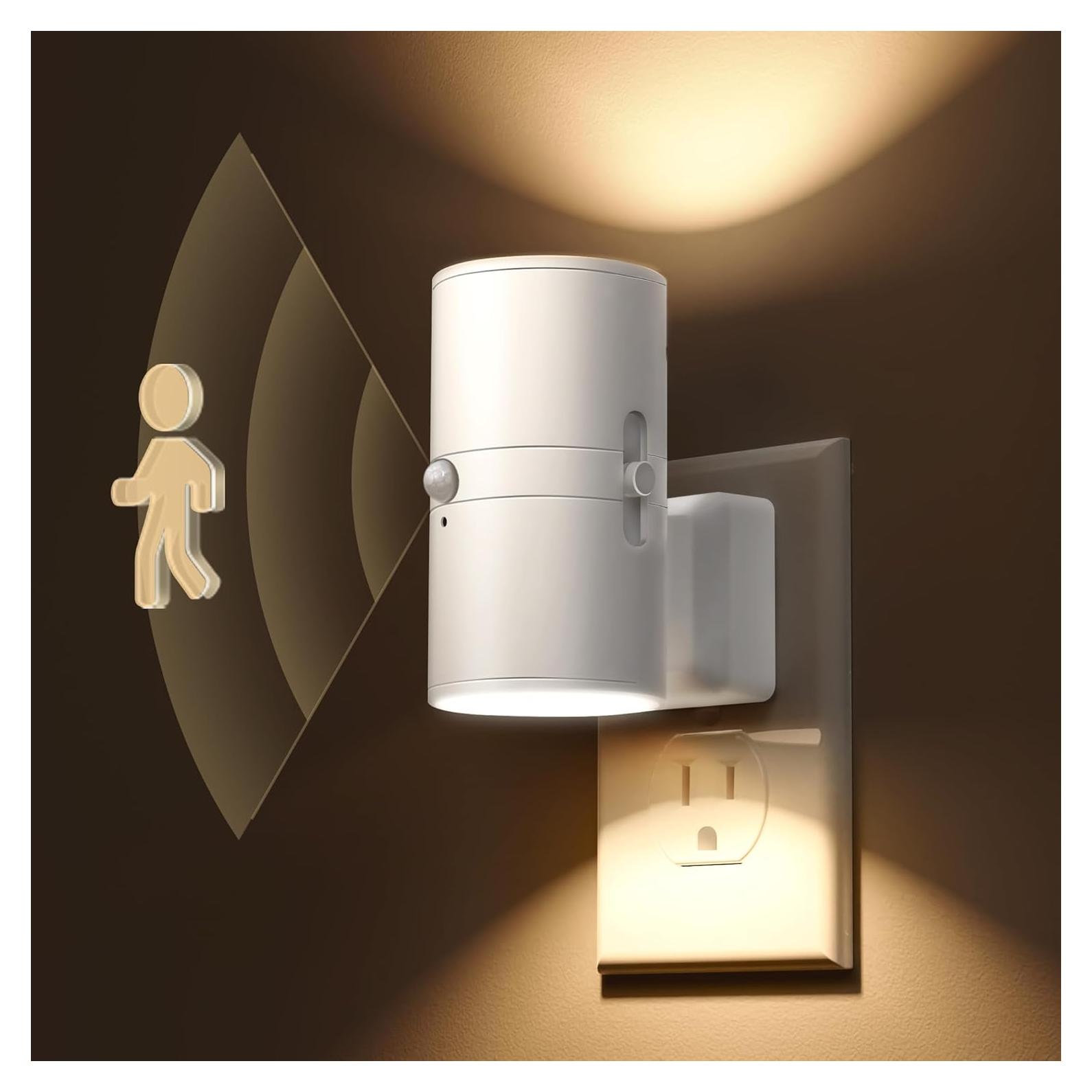 Luz Nocturna Regulable LOHAS con Sensor de Movimiento 3000K