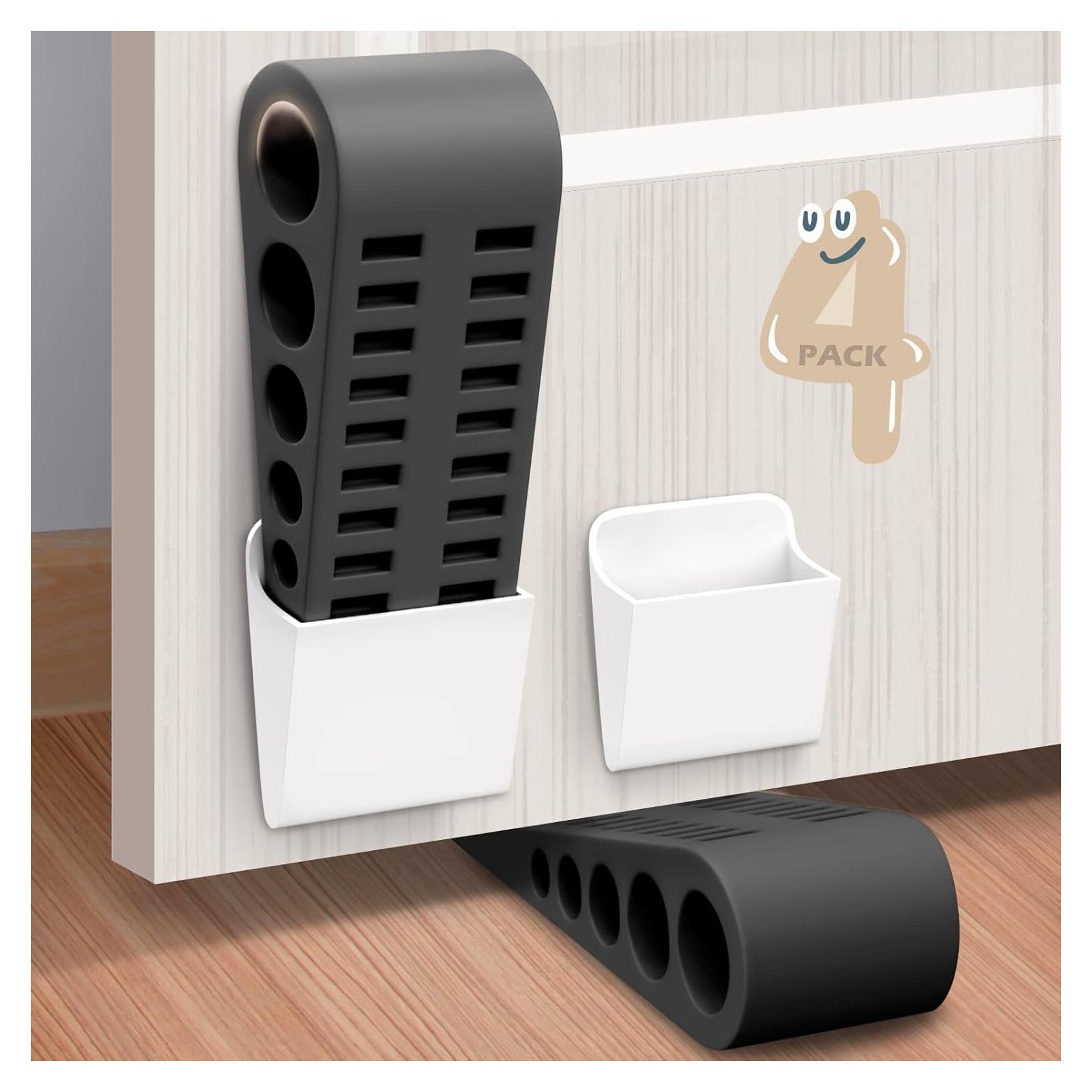 Cuñas de Goma HELEMAN para Puerta - Paquete de 4 Unidades