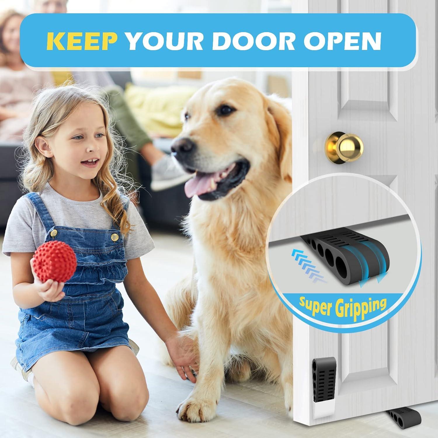 Cuñas de Goma HELEMAN para Puerta - Paquete de 4 Unidades