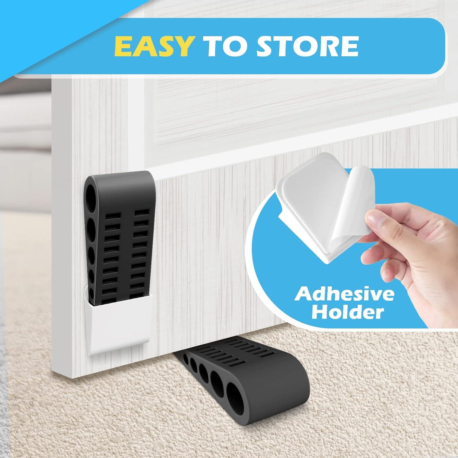 Cuñas de Goma HELEMAN para Puerta - Paquete de 4 Unidades