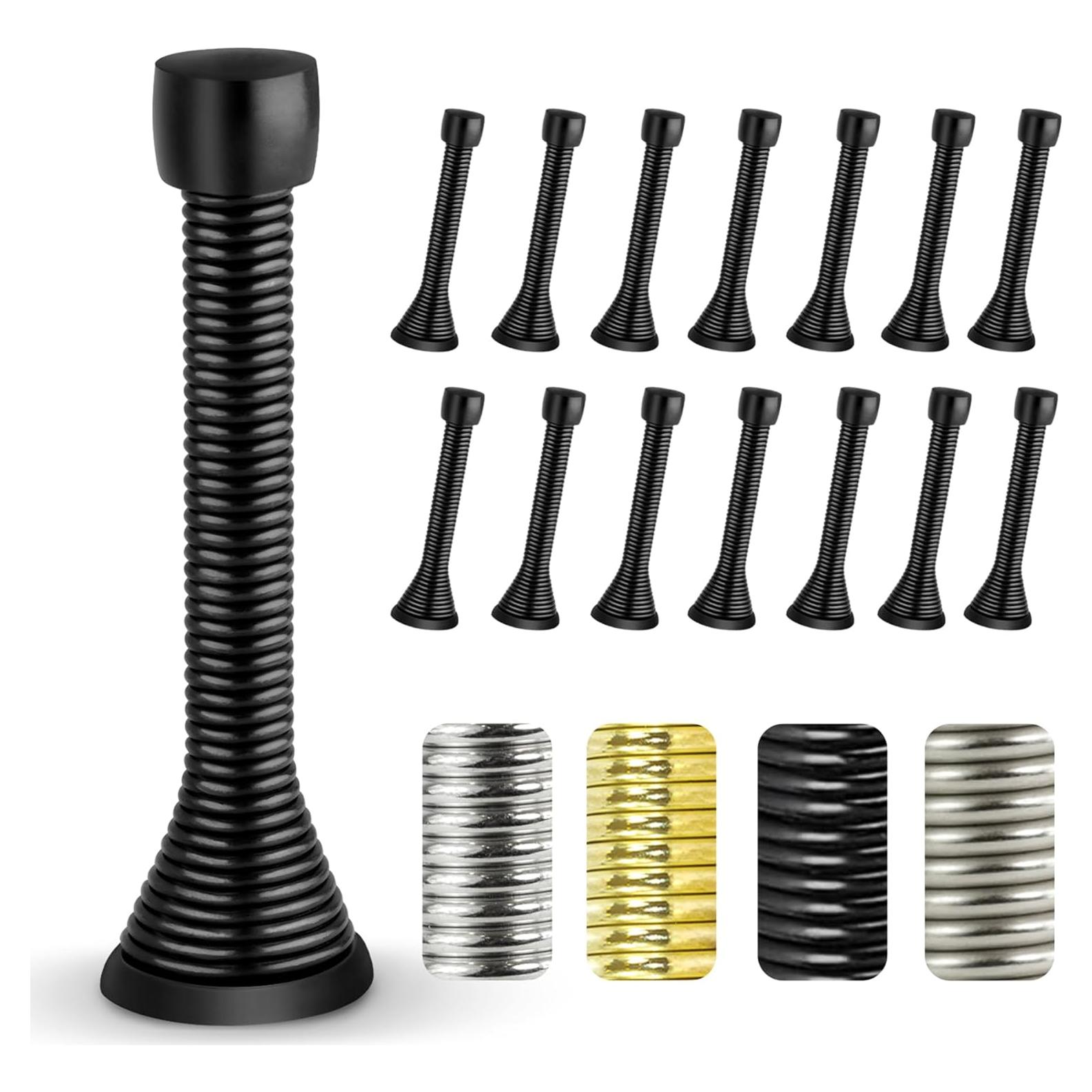 Topes de Puerta de Primavera Jack N' Drill 15 Piezas Bronce Aceitado