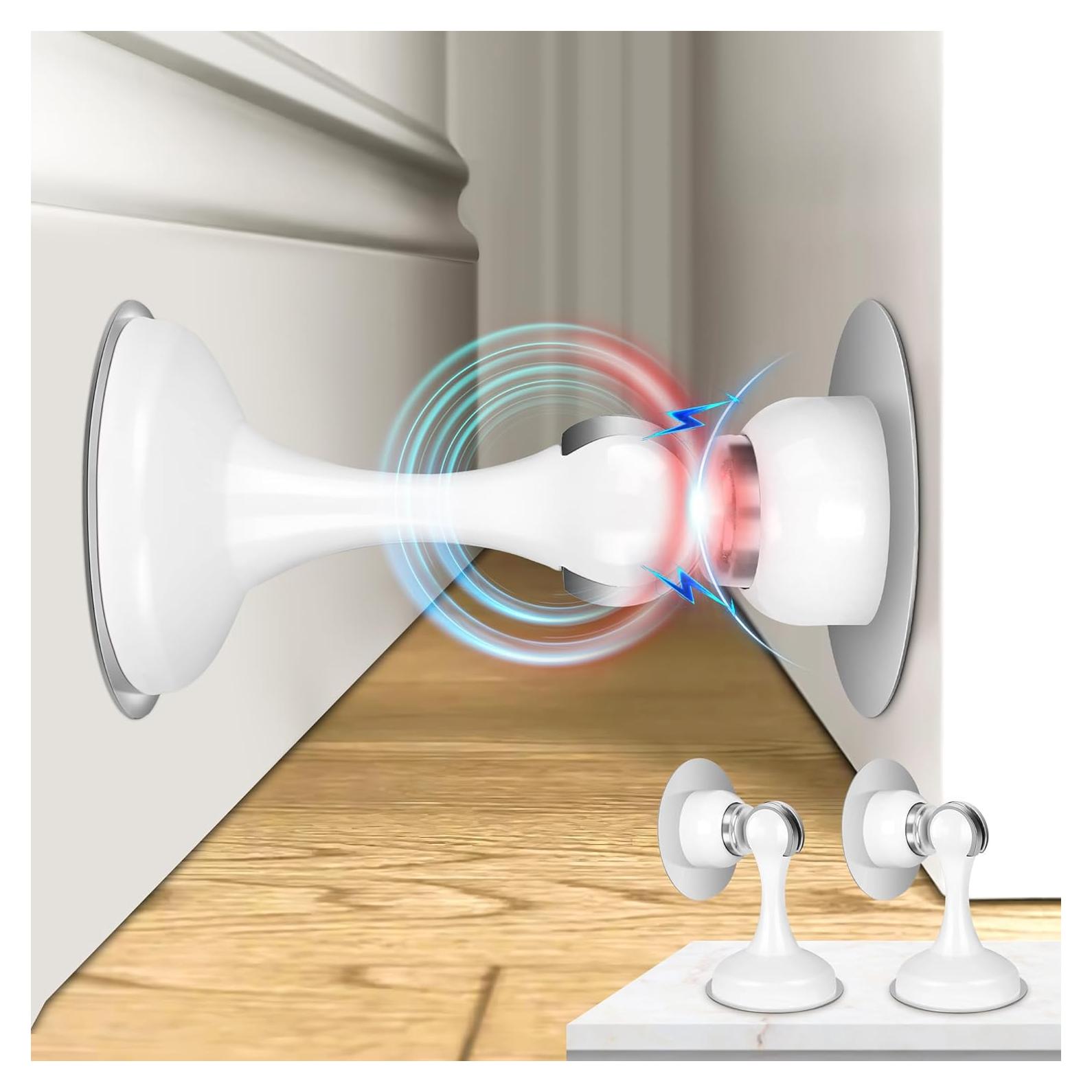 Topes de Puerta Magnéticos Profasion 2 Paquete Acero Inoxidable