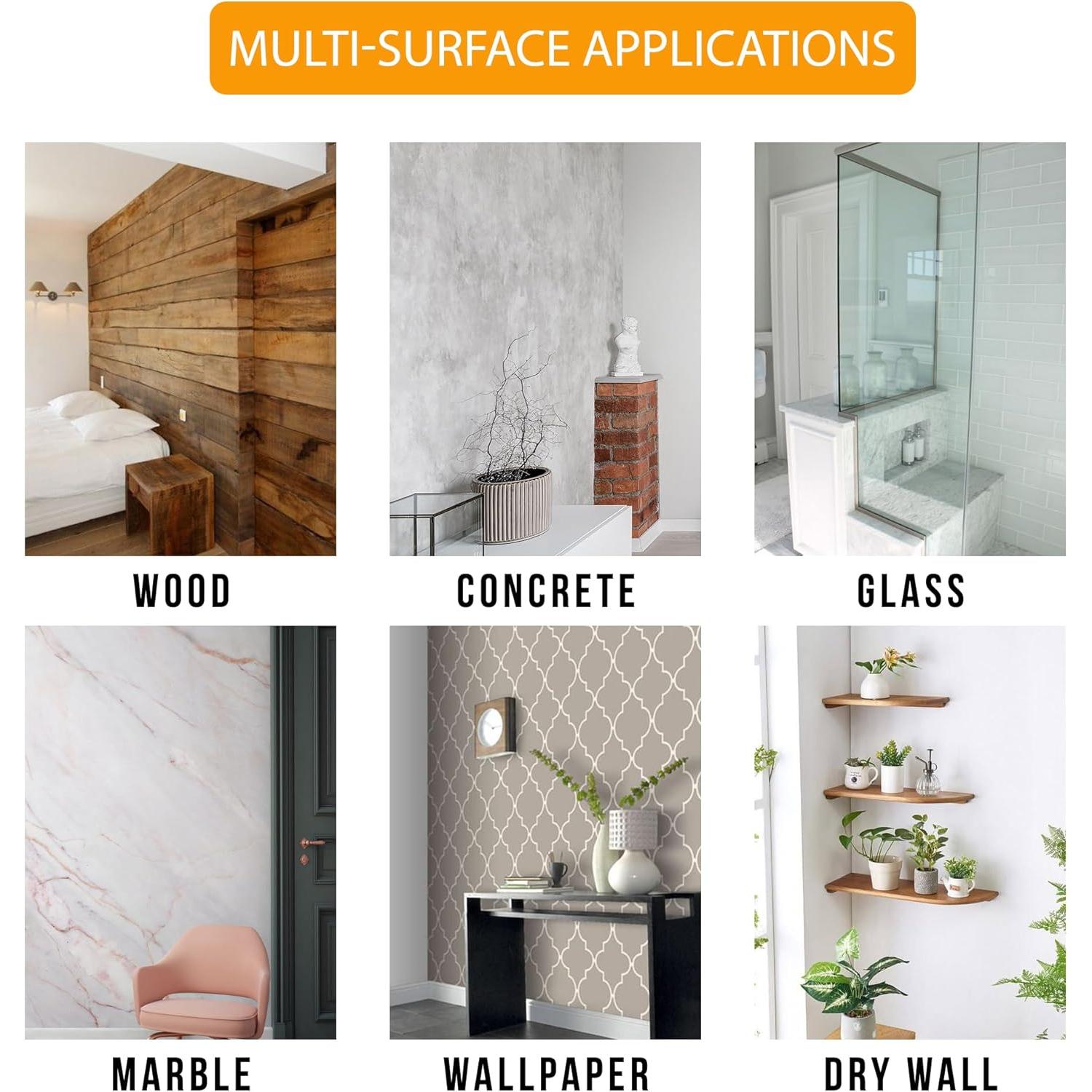 Topes de puerta ProStoppr 8 piezas autoadhesivos transparentes