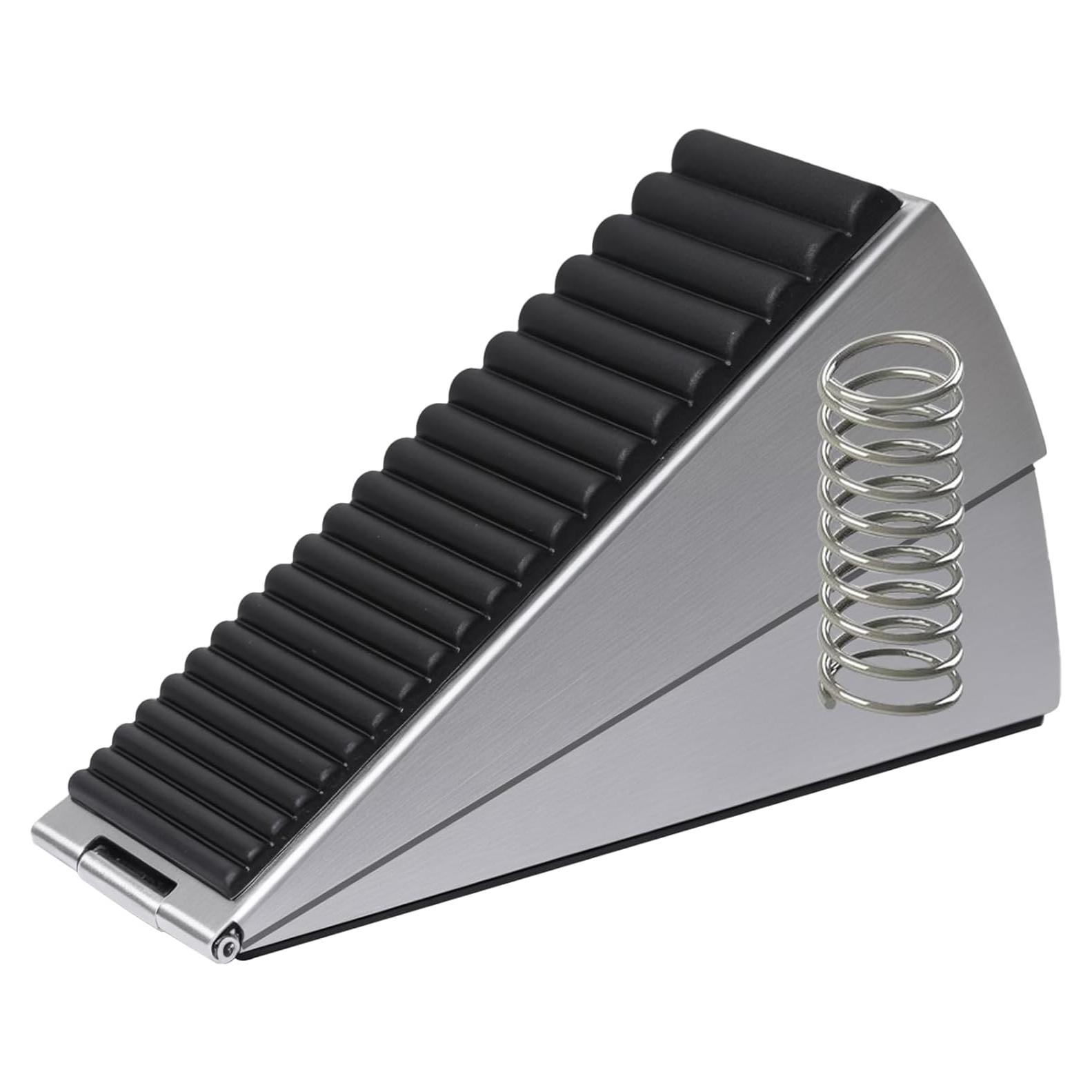 Tope de puerta alto MAOBUYOU - Acero inoxidable, Plata