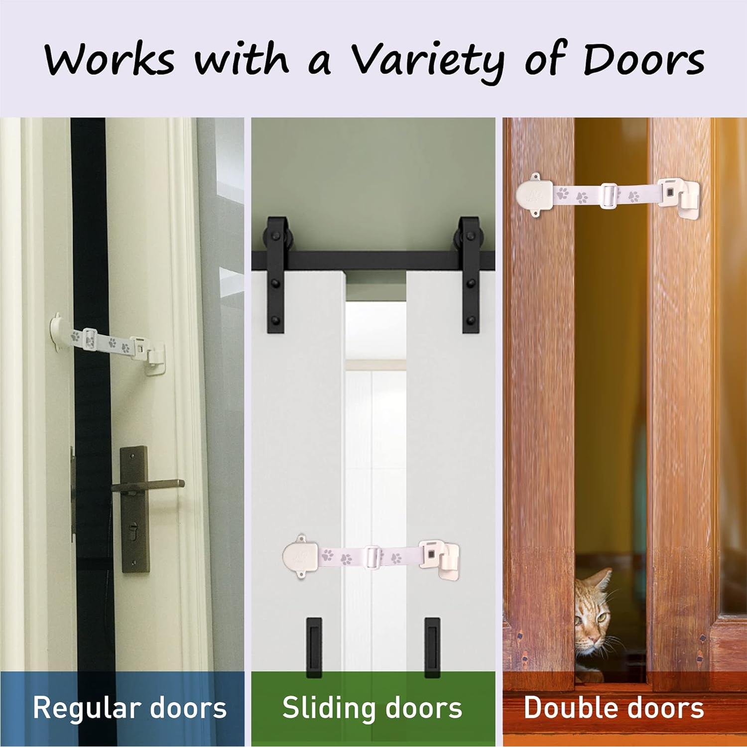 Correa de Puerta Ajustable Neobay para Gatos - Pestillo 24.1cm