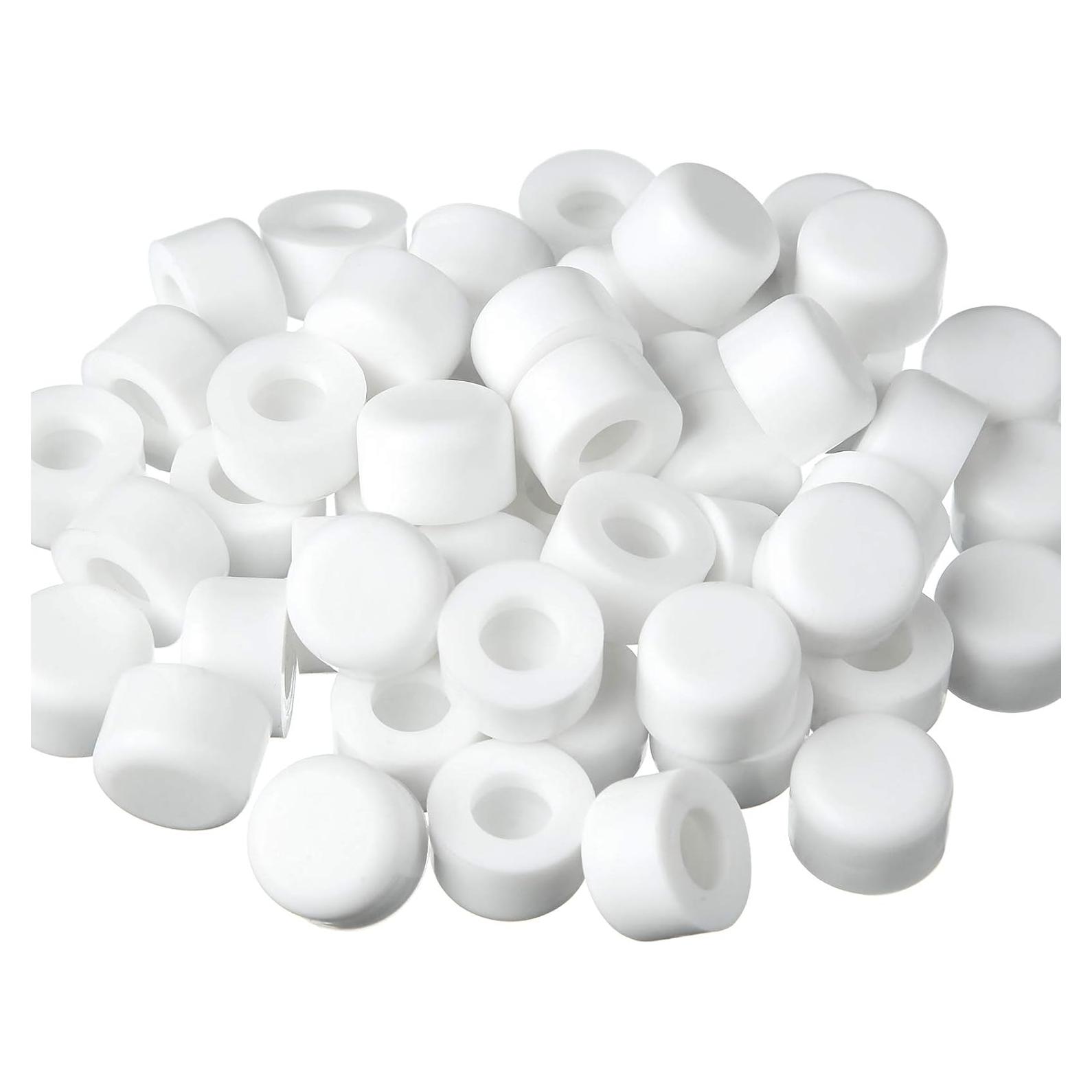Tapones de Parada de Puerta de Goma Outus 15 Pcs Blanco