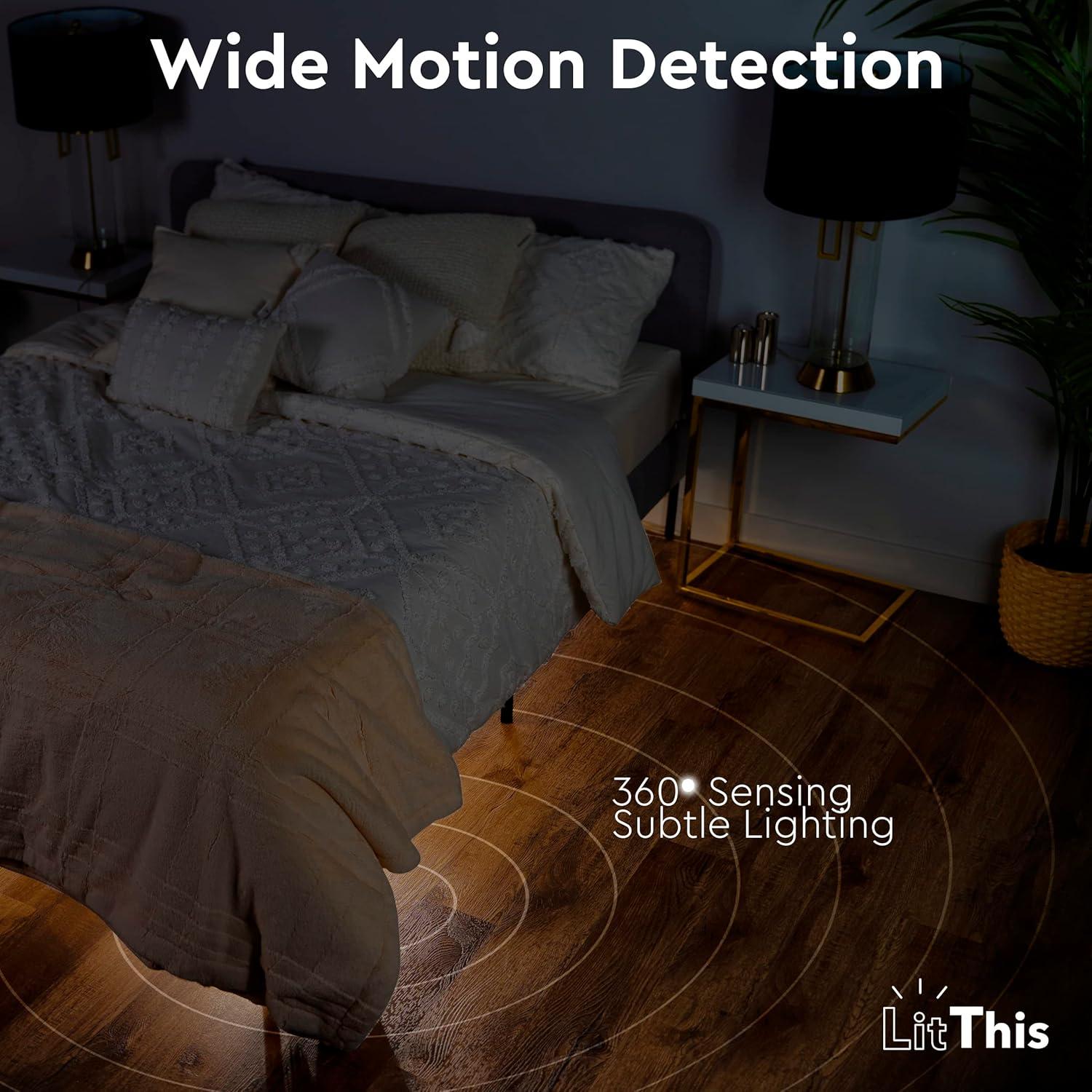 Luz Nocturna Bajo la Cama LitThis con Sensor de Movimiento 360°
