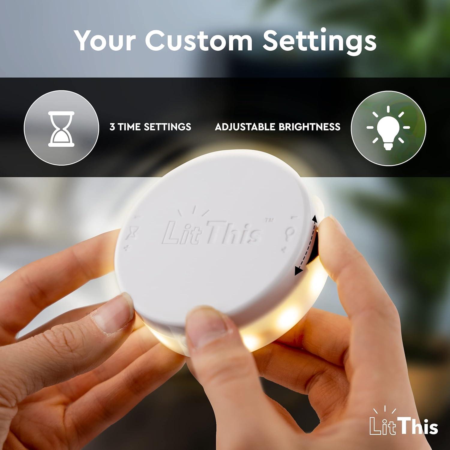 Luz Nocturna Bajo la Cama LitThis con Sensor de Movimiento 360°