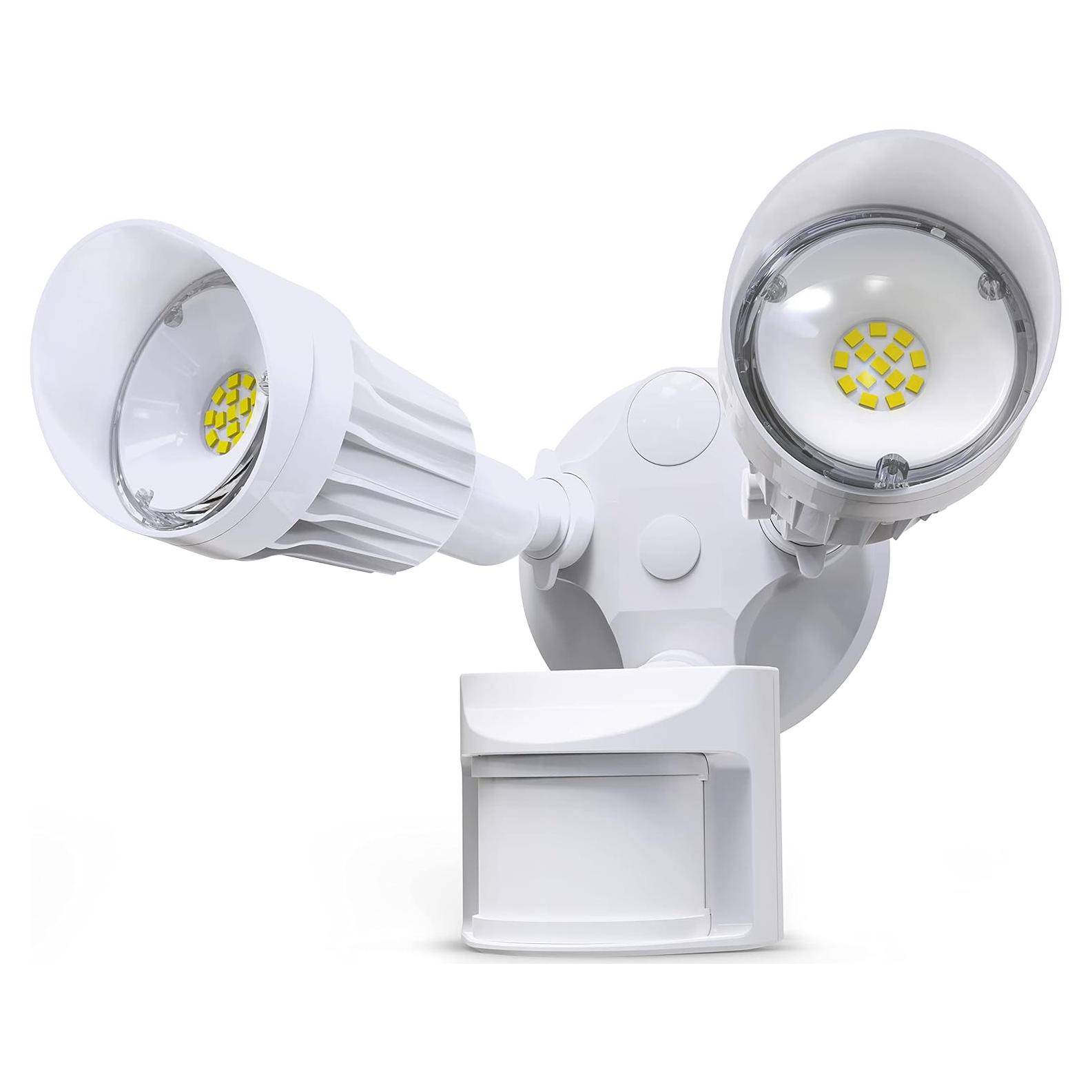 JJC Luz de Seguridad LED Exterior 27.5W 3000LM IP65 Sensor Movimiento