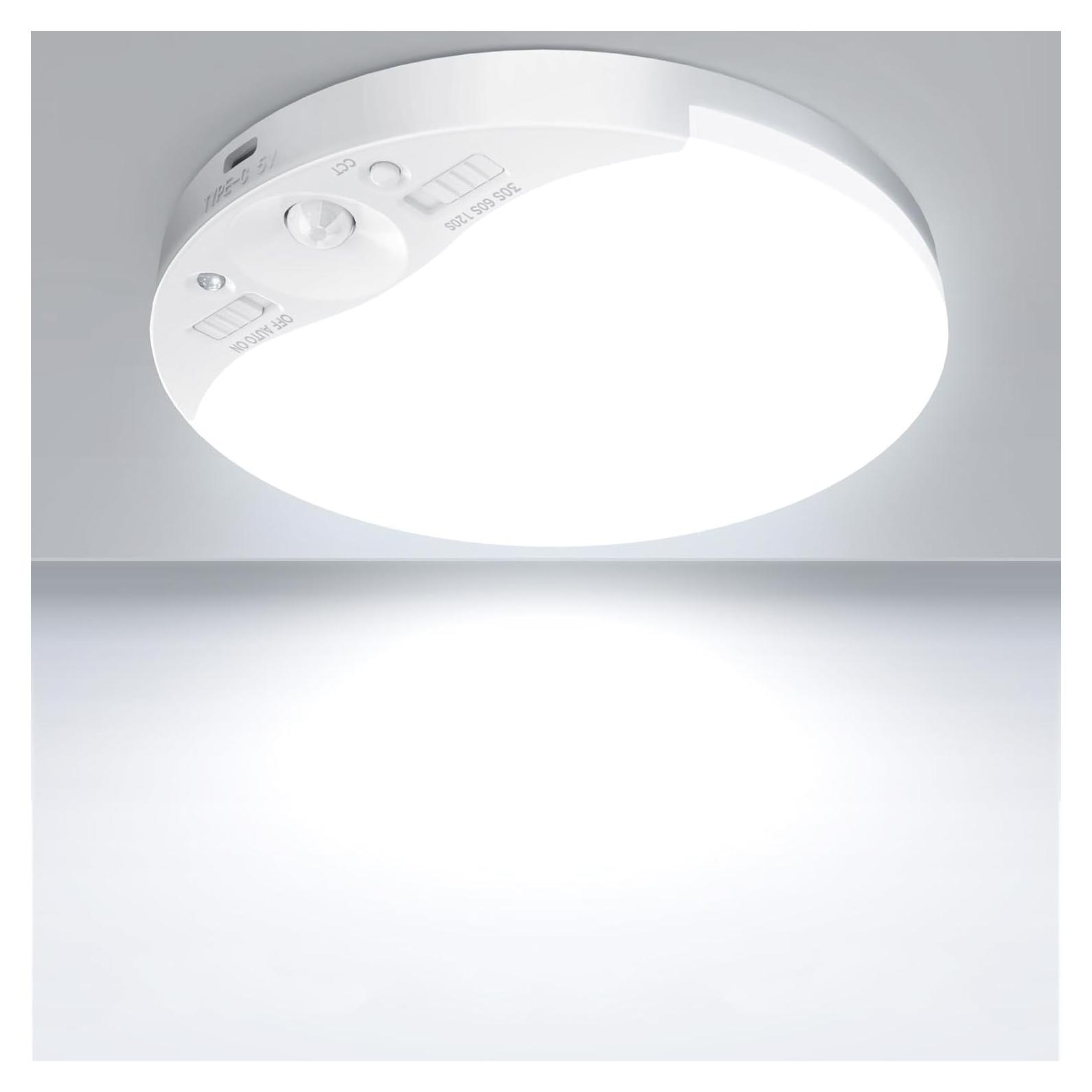 Luz de Techo Inalámbrica Hepside con Sensor de Movimiento 3000K-6500K