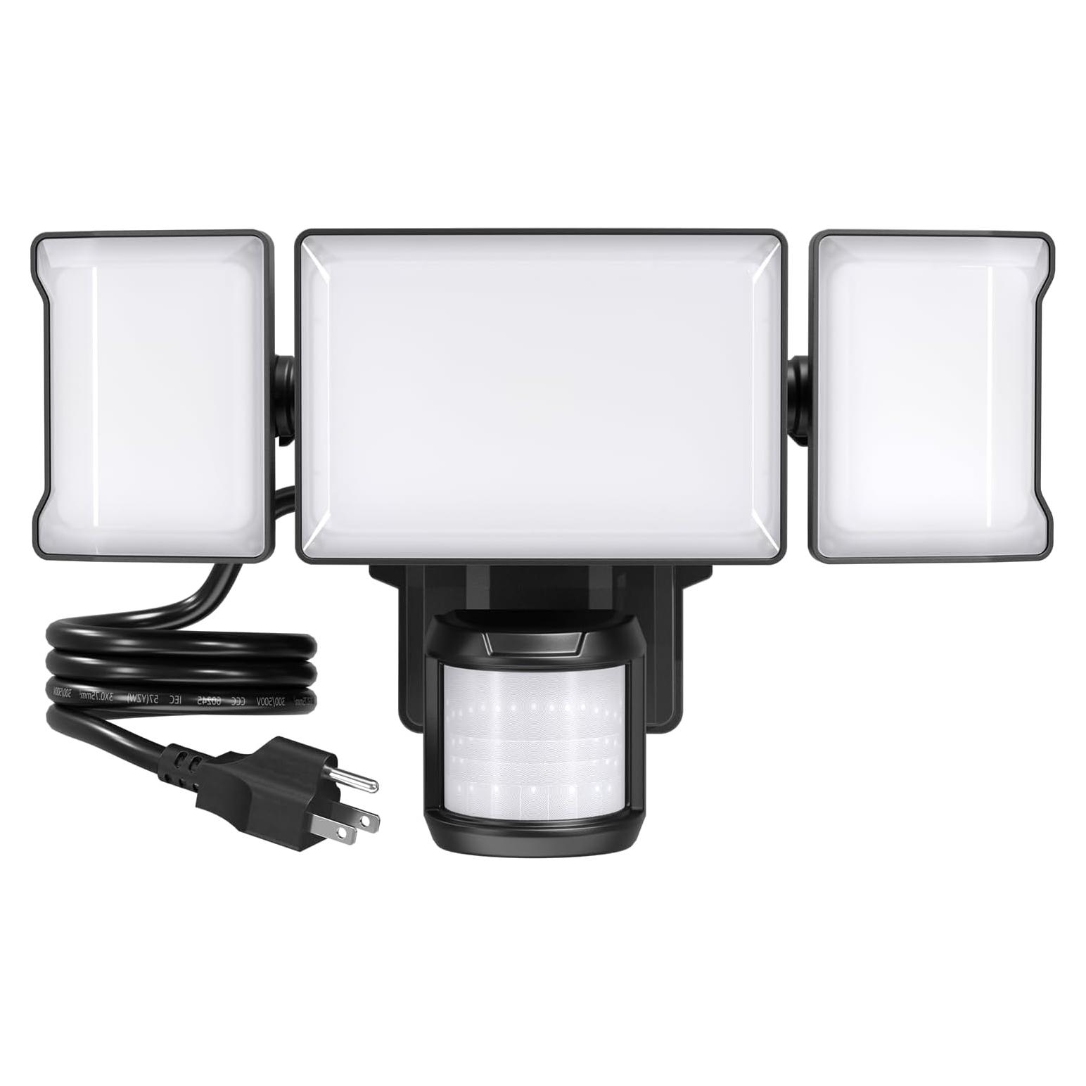 Luz de Inundación LED Olafus 75W con Sensor de Movimiento IP65