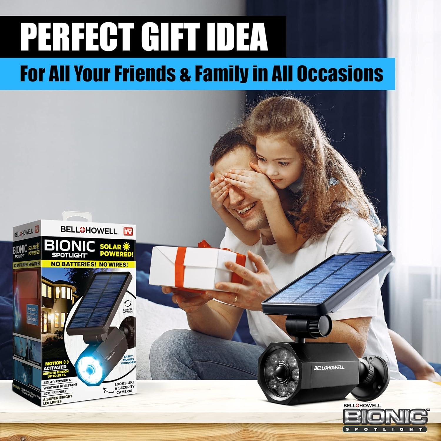 Luz Solar Bell+Howell Bionic Spotlight con Sensor de Movimiento