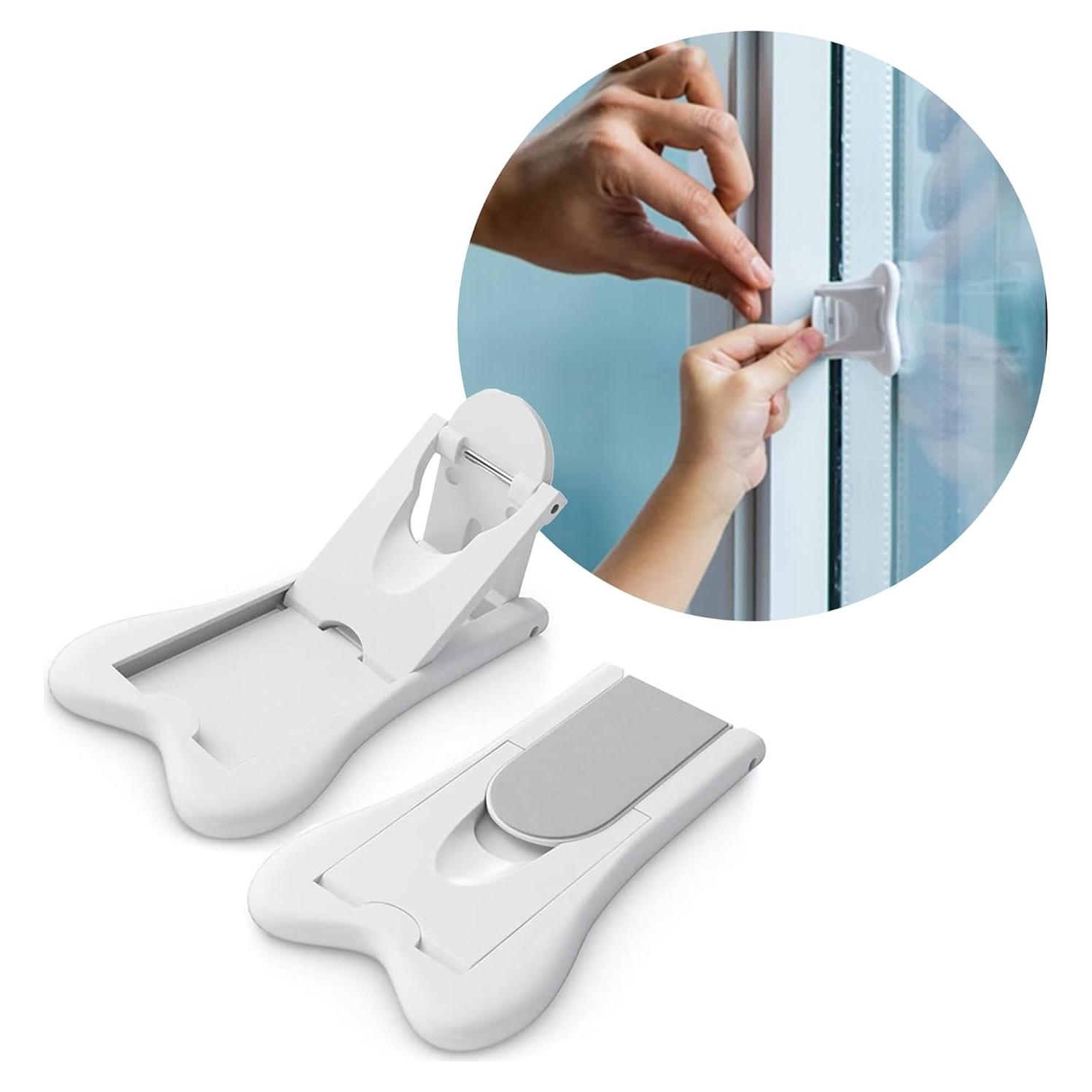 Cerraduras de Seguridad para Niños Ashtonbee - 2 Piezas, Blanco