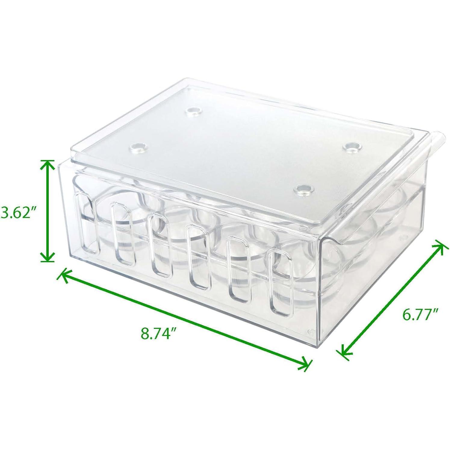 Organizador de Huevos Mind Reader, Contenedor Apilable 12 Huevos