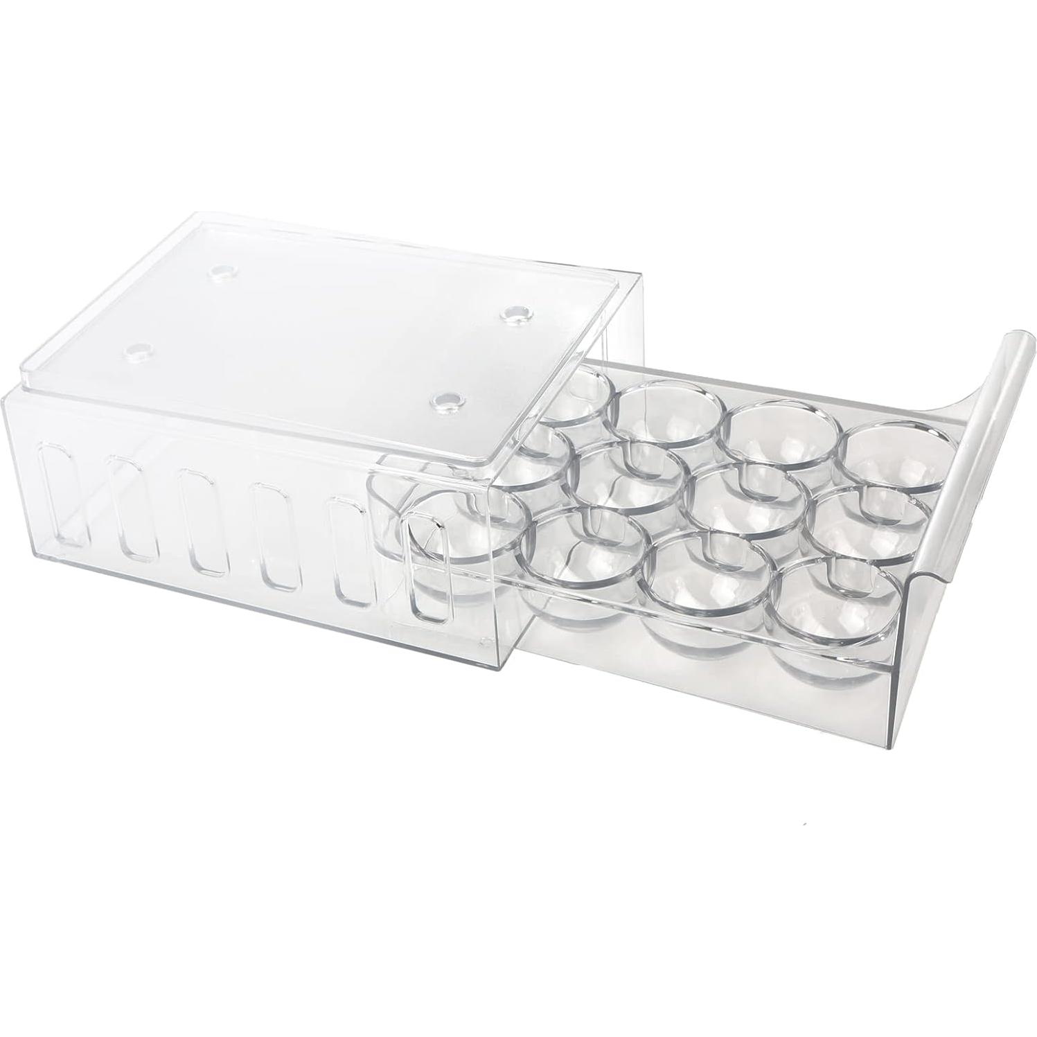 Organizador de Huevos Mind Reader, Contenedor Apilable 12 Huevos