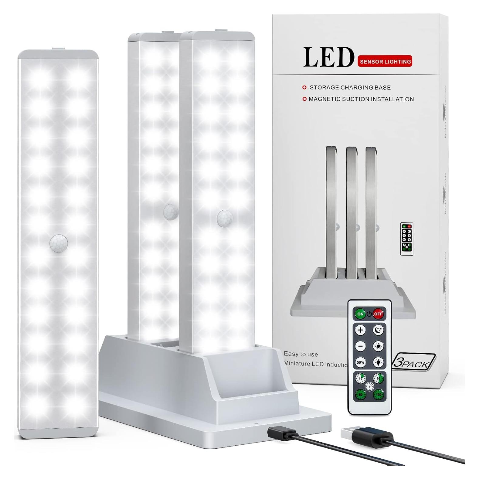 Luz LED con Sensor de Movimiento Lightbiz - 3 Piezas, 24 LEDs