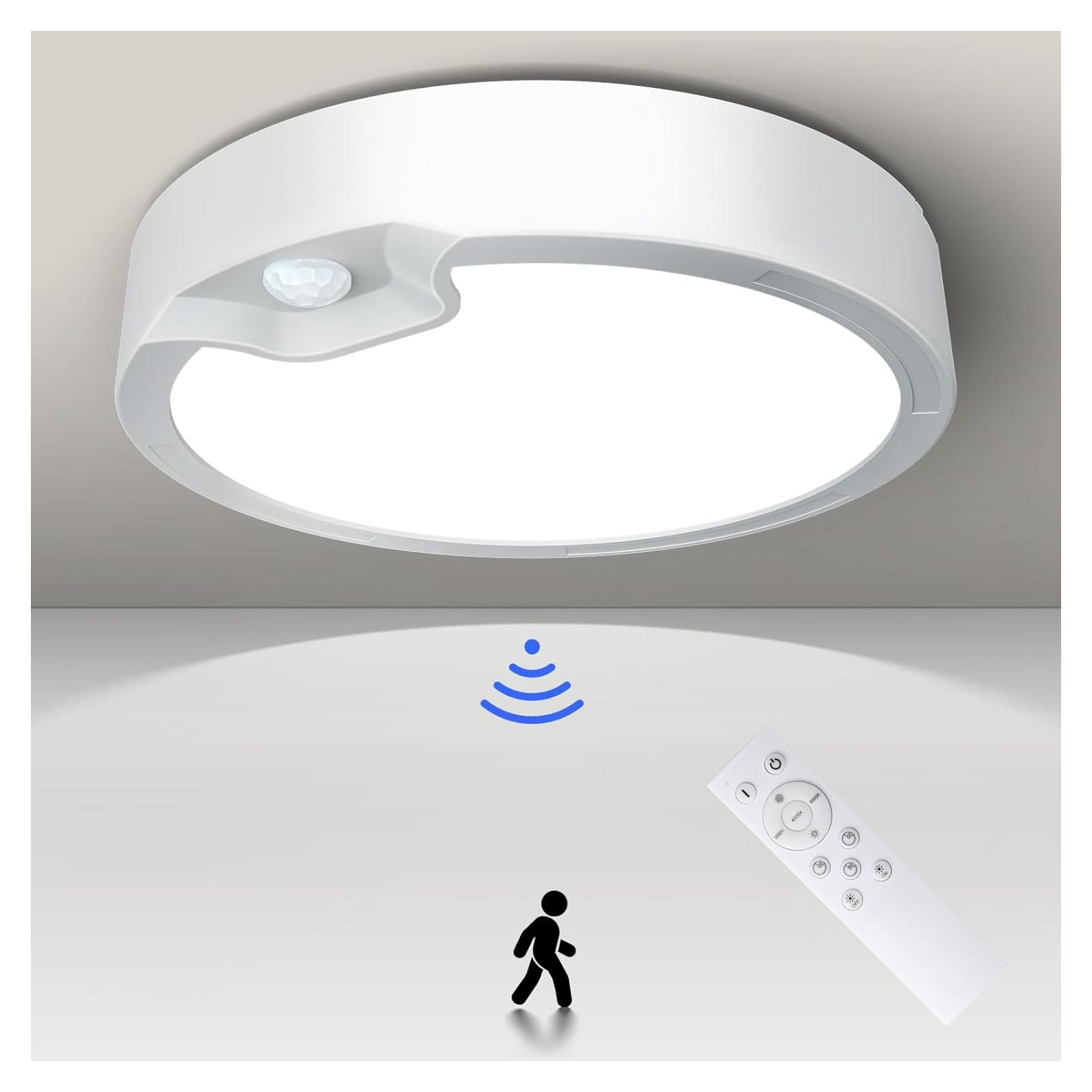 Luz de Techo LED a Batería KEPLUG con Sensor de Movimiento 3000K-6500K