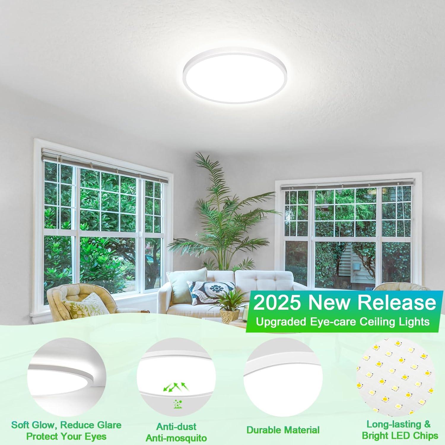 Luz de Techo Empotrada LED GoBright 30.48cm 24W 3200LM 5 Colores