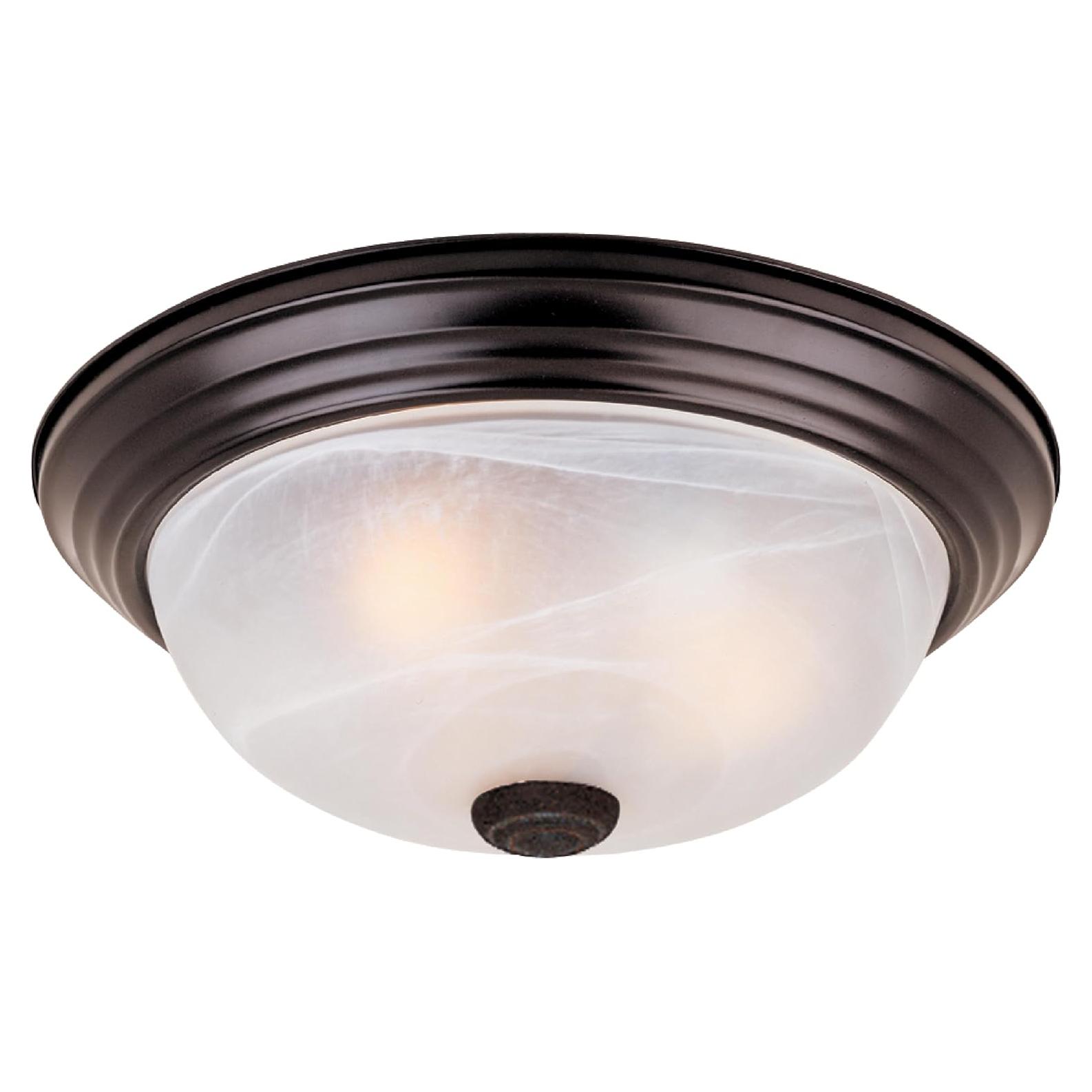 Lámpara de Techo Diseño Moderno 28 cm Bronce Aceitado