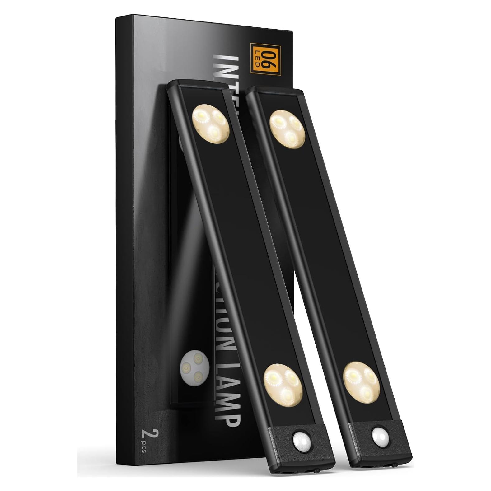 Luces LED Inalámbricas YIGER 10in con Sensor de Movimiento