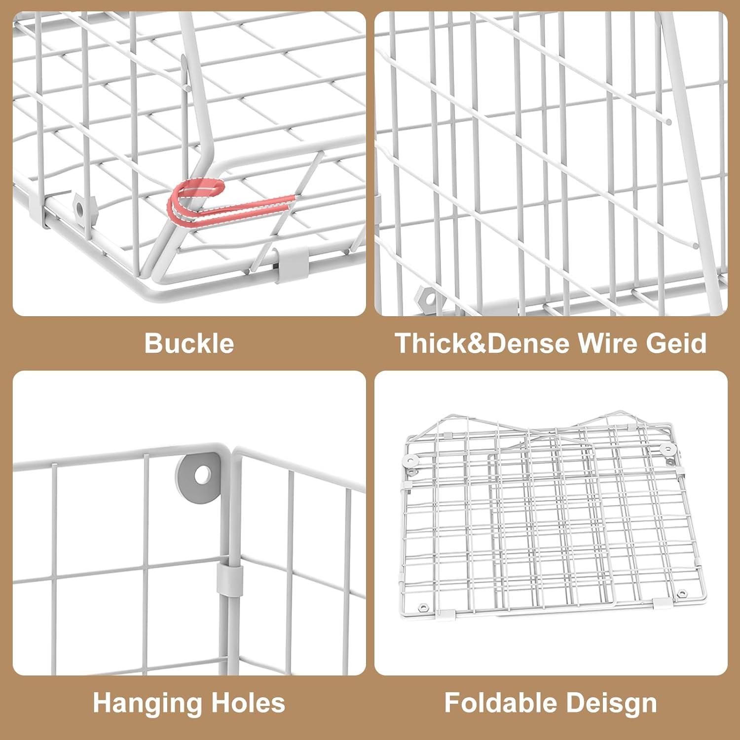 Estantes Colgantes Jautokerdar 3 Niveles Blanco 42x30 cm