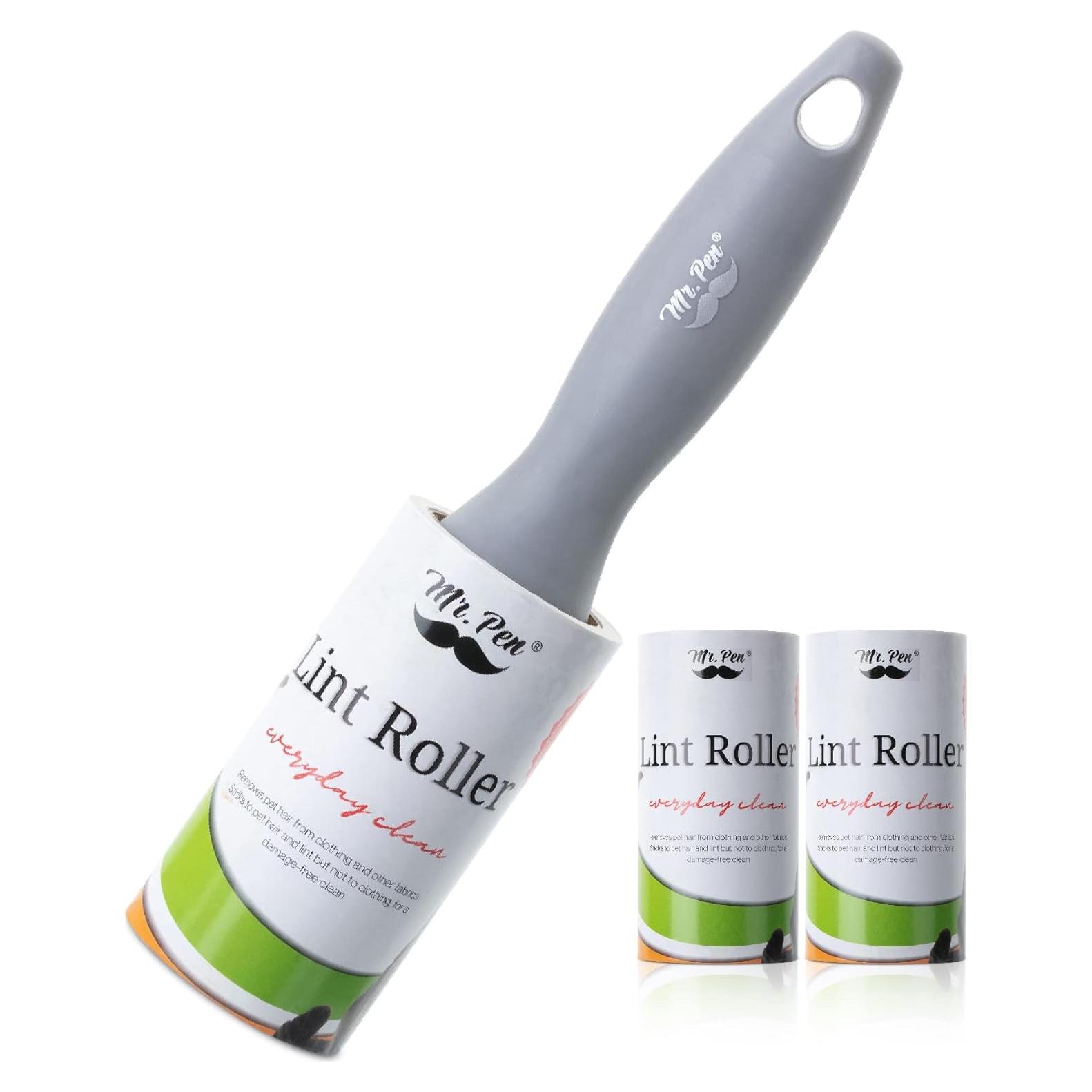 Rodillo para Pelusa Mr. Pen con 3 Recargas - 270 Hojas