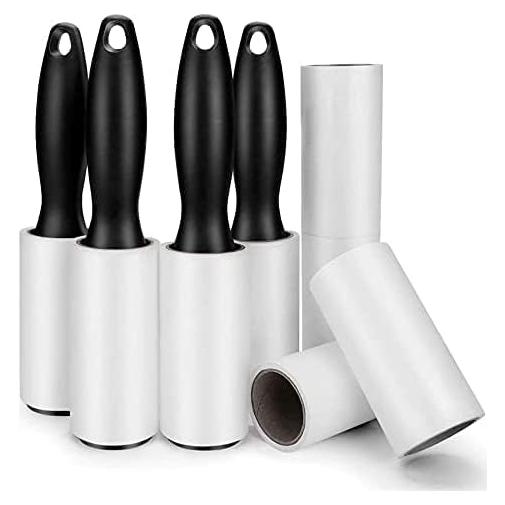 Rodillo Adhesivo Extra Pegajoso YicoGomo - 4 Mangos + 8 Recargas