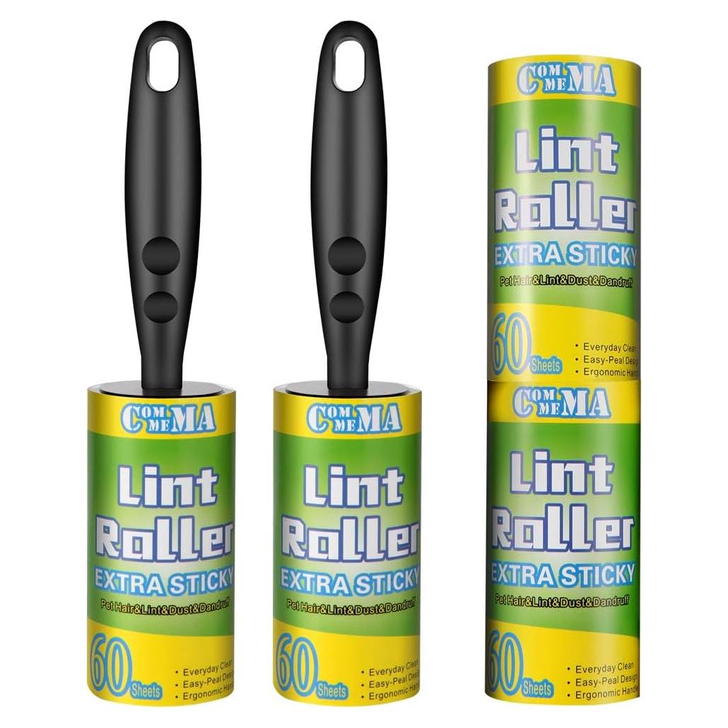 Rodillos para Pelusa COMMEMA, Set 2 Mangos y 240 Hojas