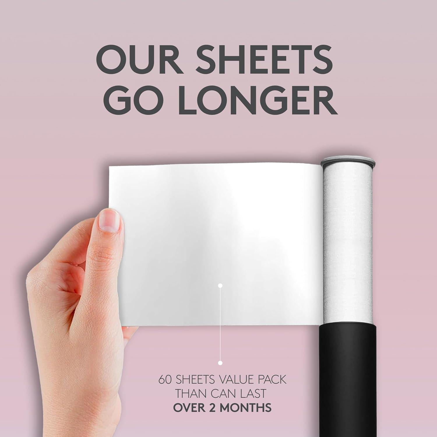 Recargas Rodillo Quitapelusas Flint Extra Pegajoso - 4 Piezas