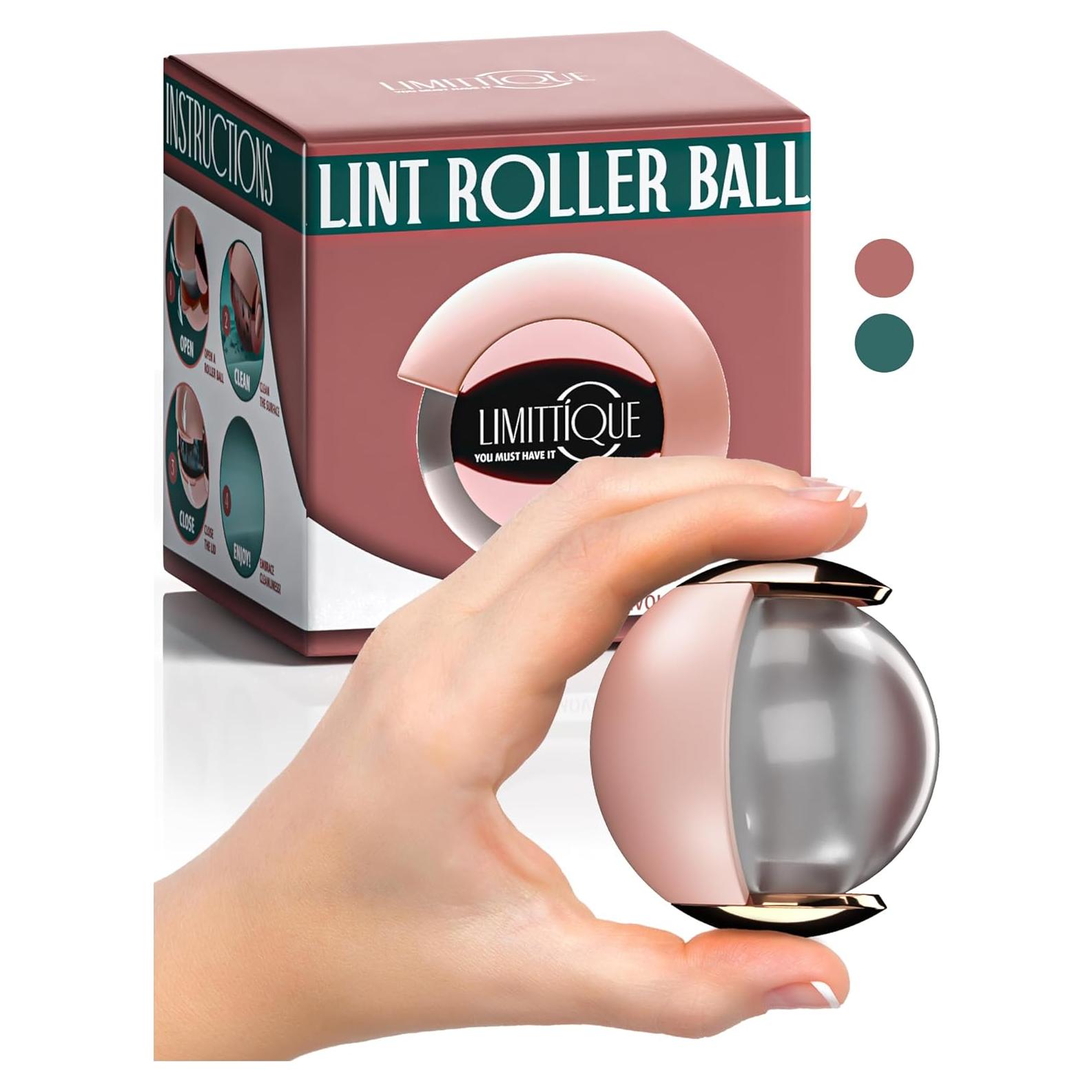 Bolita Quitapelusas Reutilizable Limittique Rosa 6.78 cm