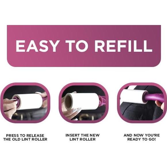 Rodillos para Pelusa Metkix 600 Hojas - 3 Rodillos + 3 Recargas