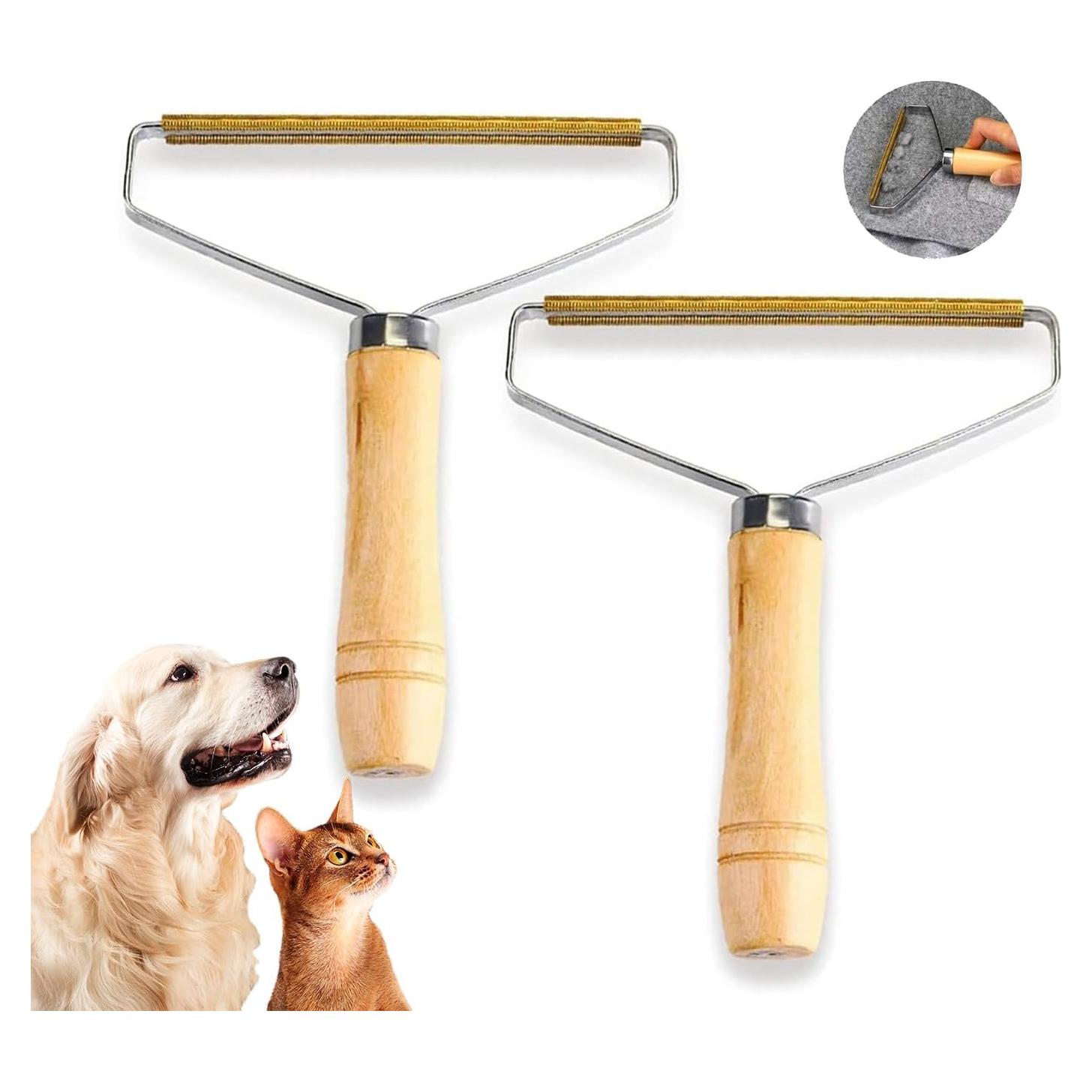 Juego de 2 Removedores de Pelusa Portátiles YAOGNAHS - Doble Cara