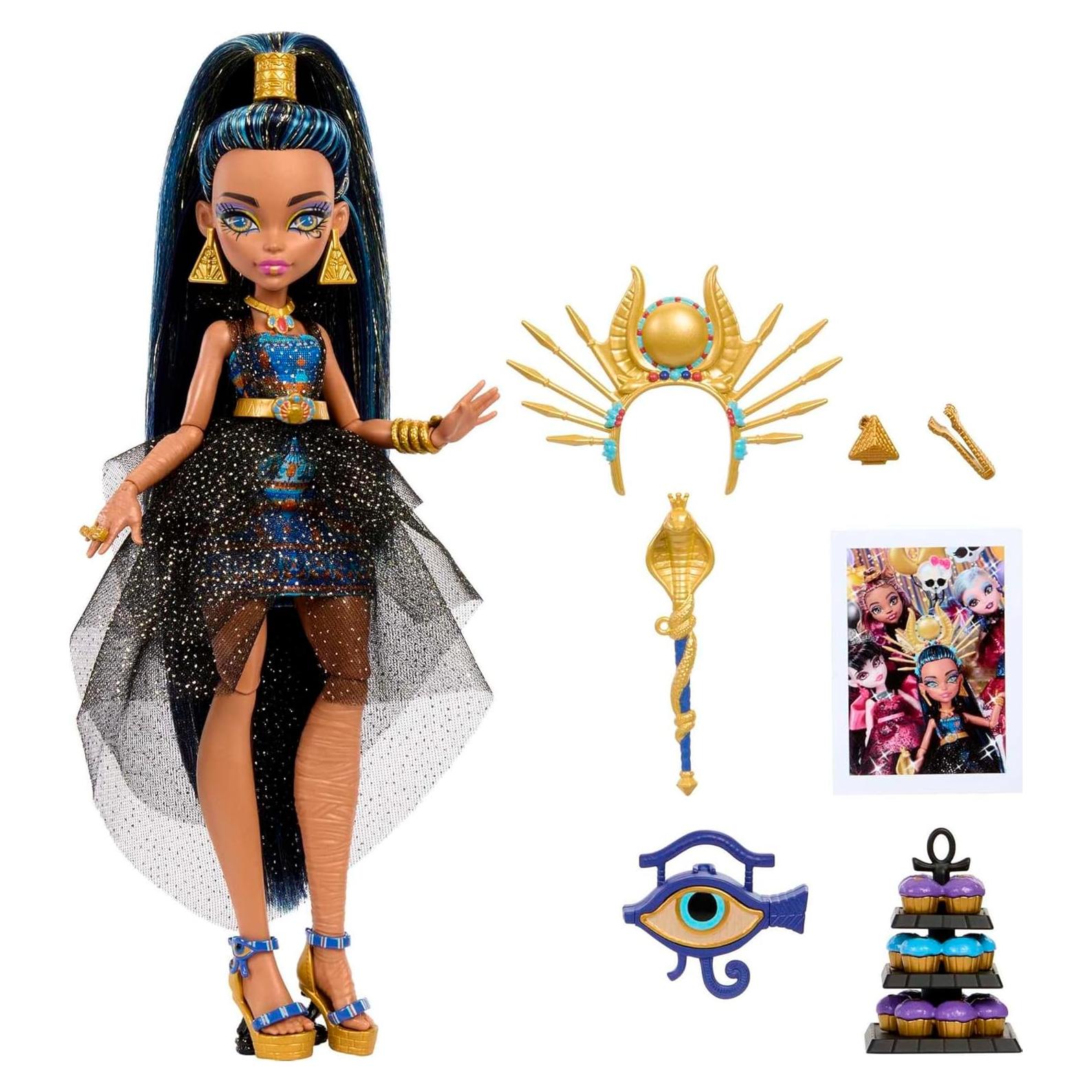 Muñeca Cleo De Nile Monster High Monster Ball con accesorios