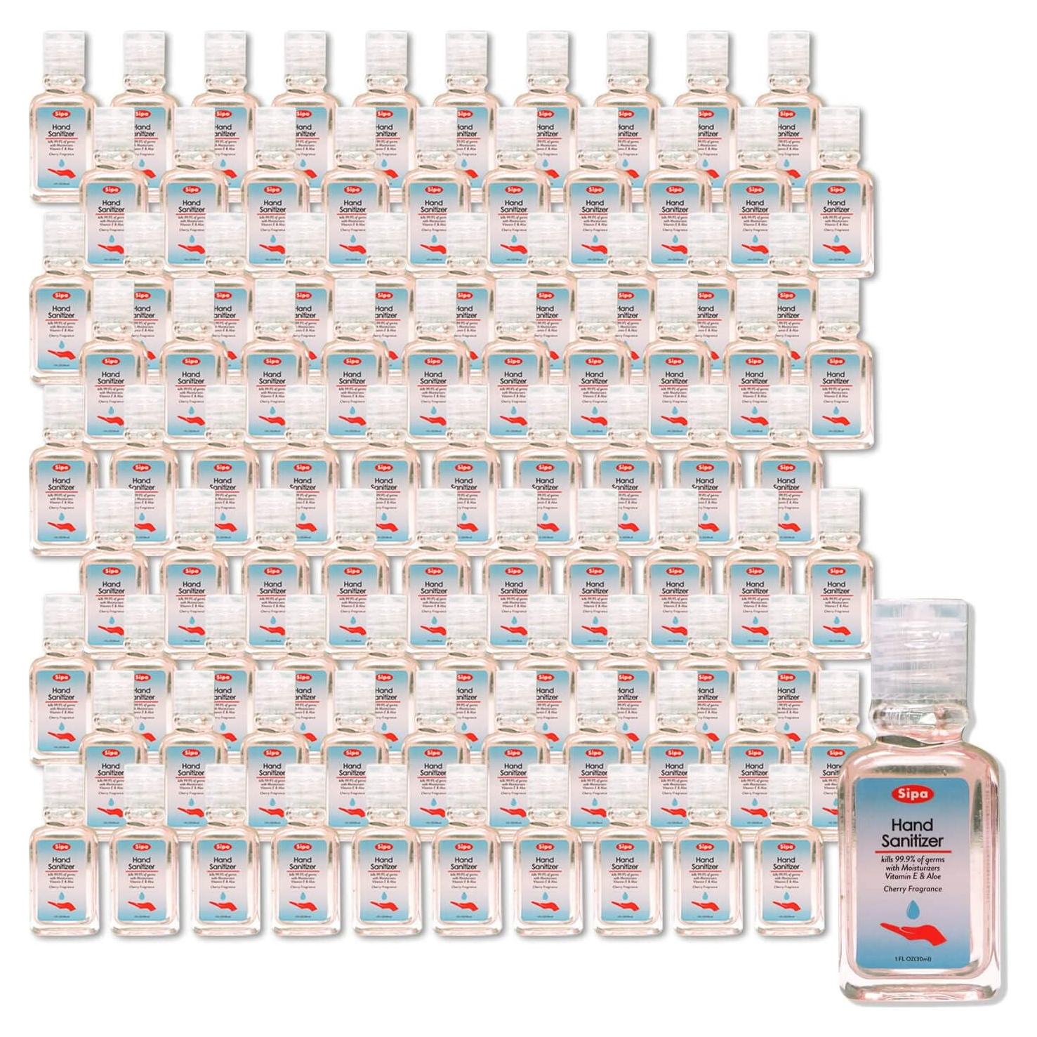 Desinfectante de Manos SIPA Cherry 30ml Pack 96 Unidades