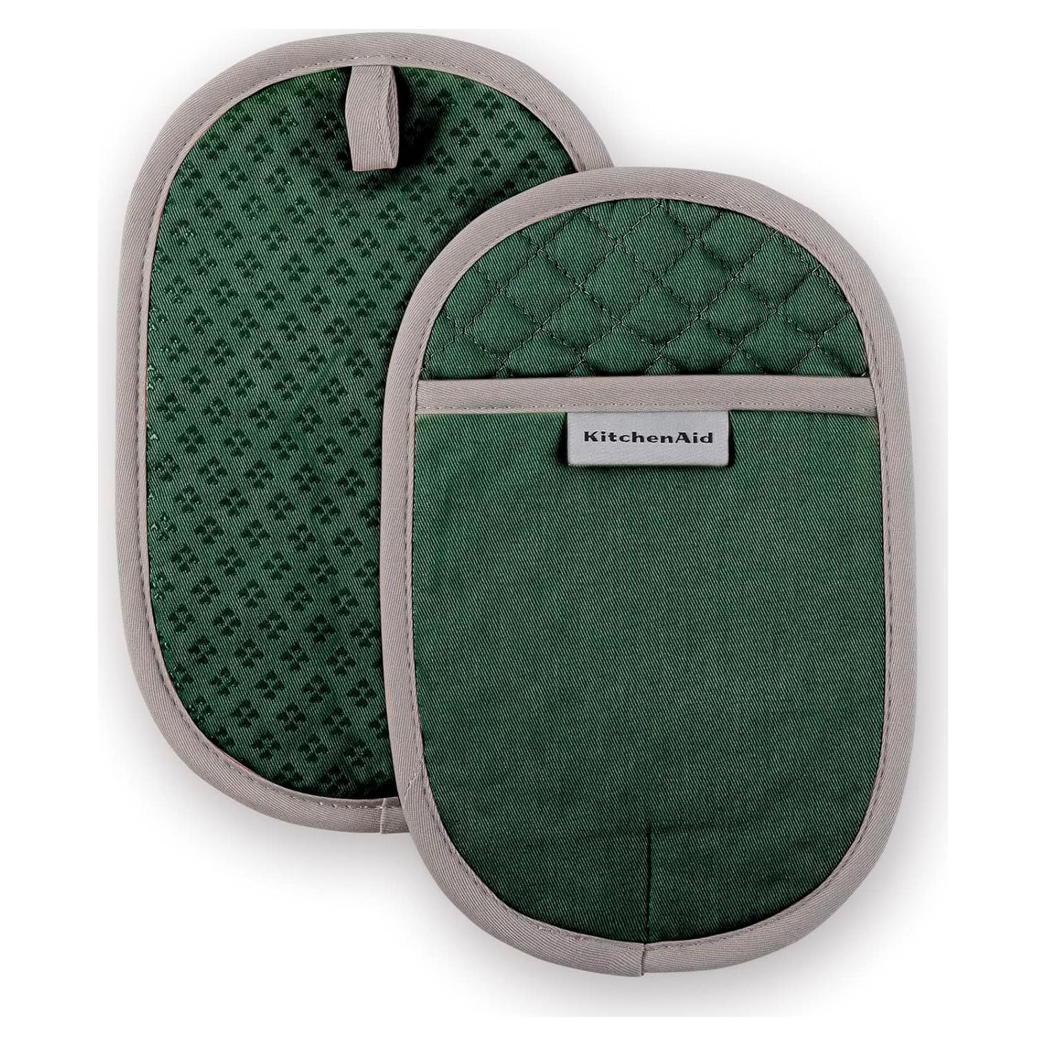 Juego de 2 Agarraderas KitchenAid Asteroid Verde 16.5x25.4cm