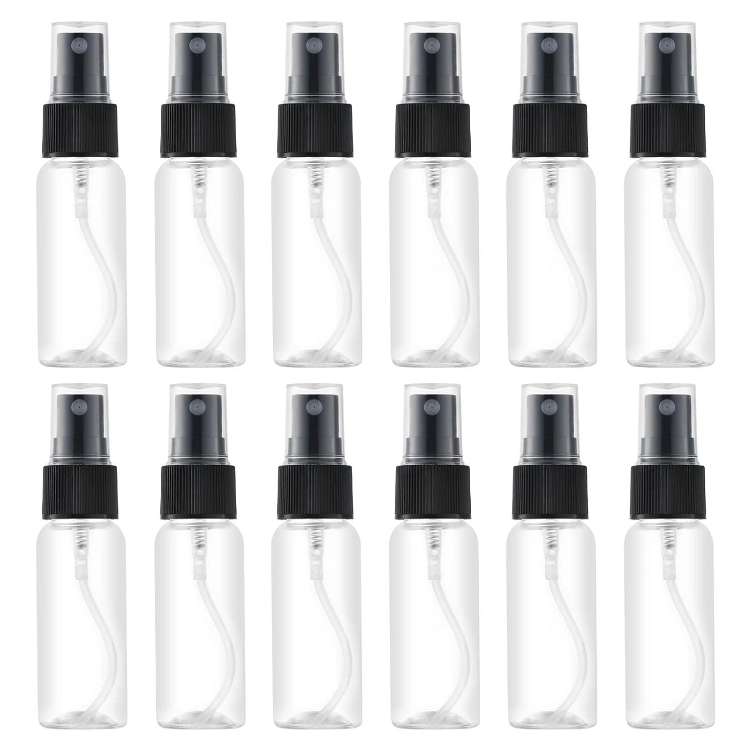 LISAPACK 12 Botellas Spray 30ml Viaje Plástico Transparente