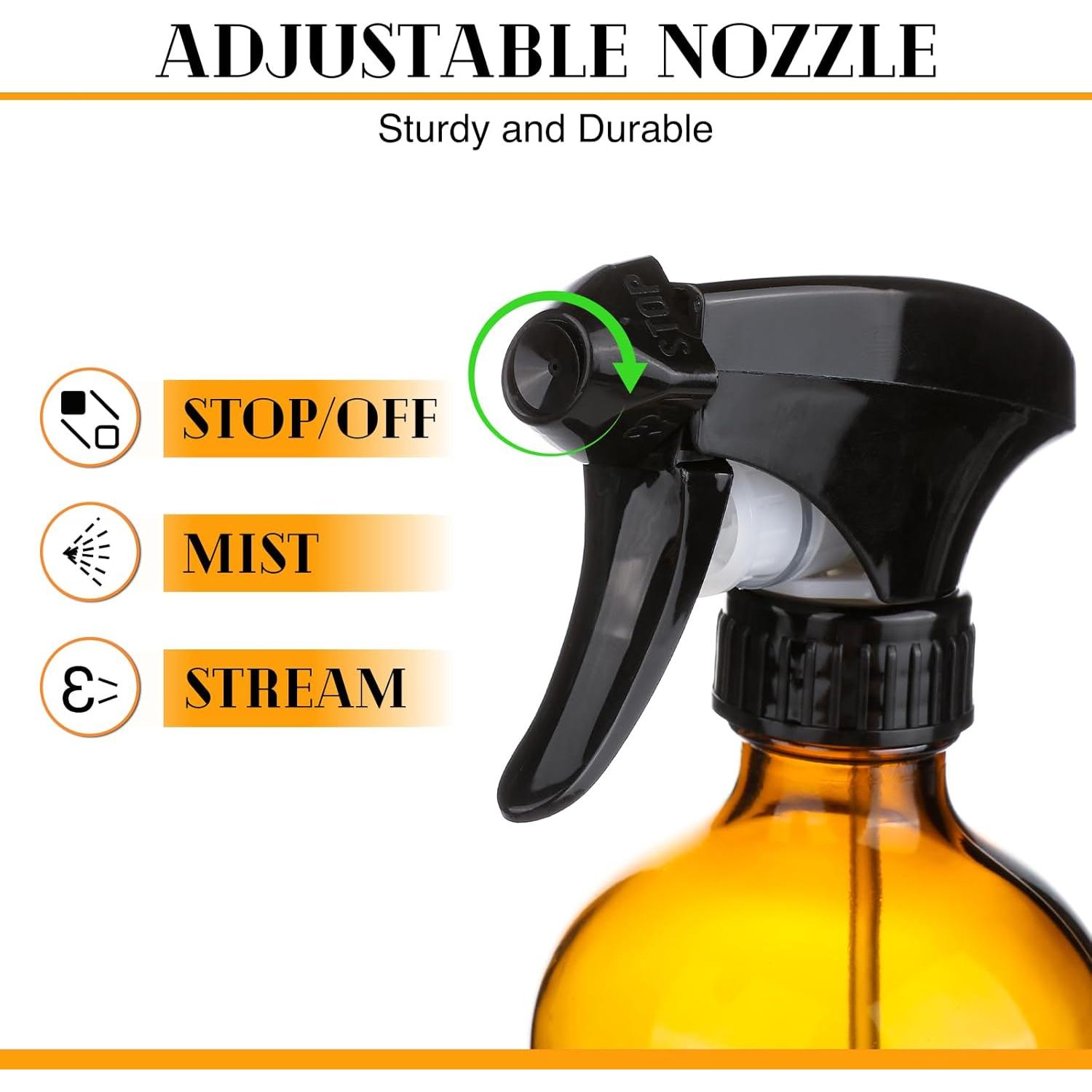 Juego de 2 Botellas de Spray de Vidrio ZENOWICK 480 ml