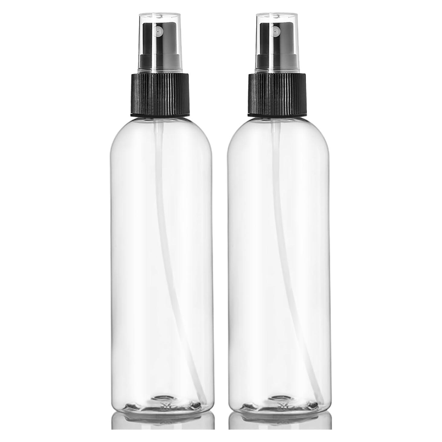 Botellas de Spray de Plástico PET 8 oz ljdeals - Paquete de 2