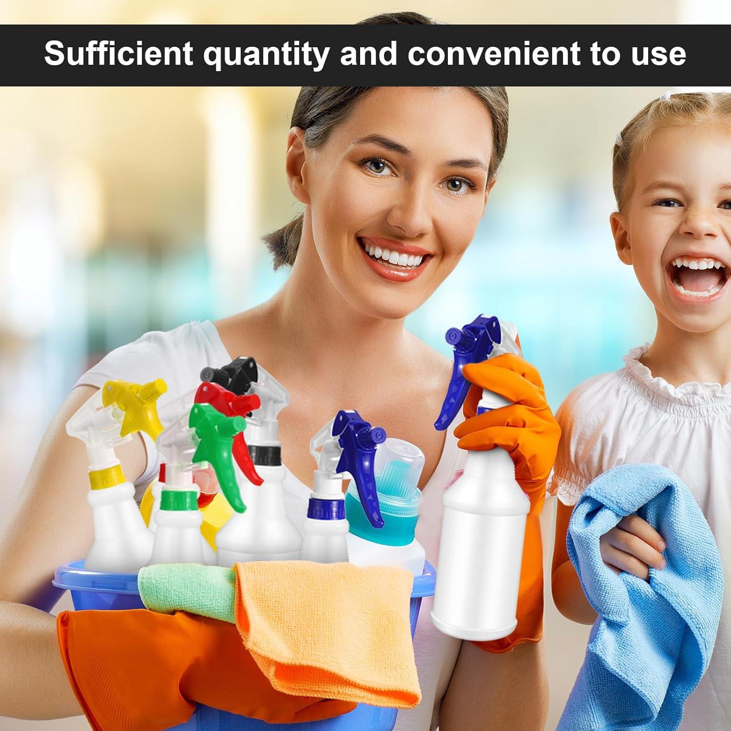 Botellas de Spray Reutilizables Gerrii 24 Pcs 700ml A Prueba de Fugas